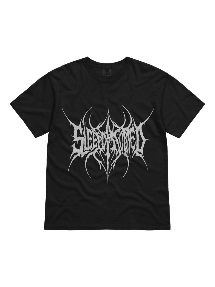White sleepDistorted logo T-Shirt product image (71)