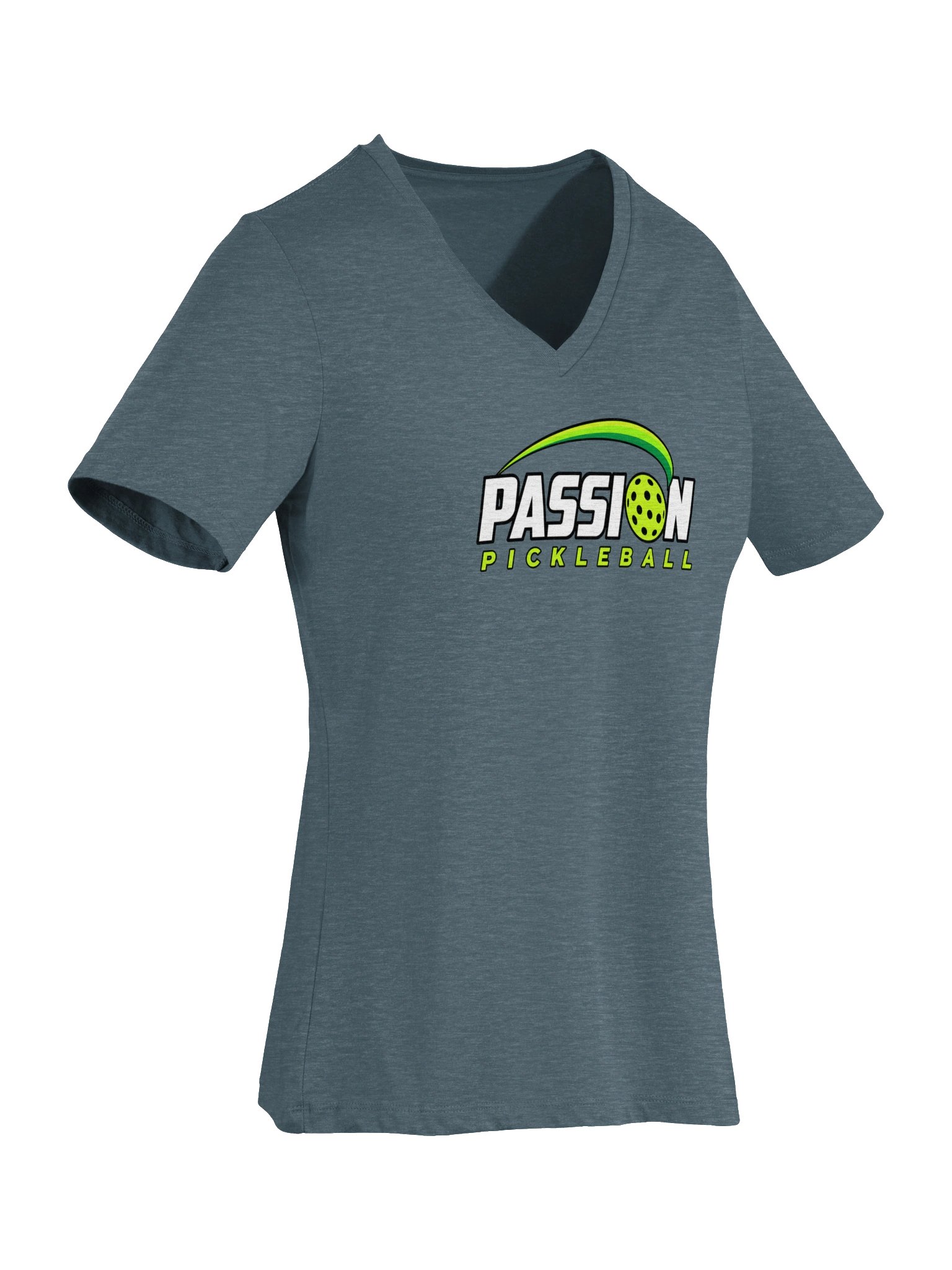 Passion Pickleball Ladies' V-Neck Tee product image (43)