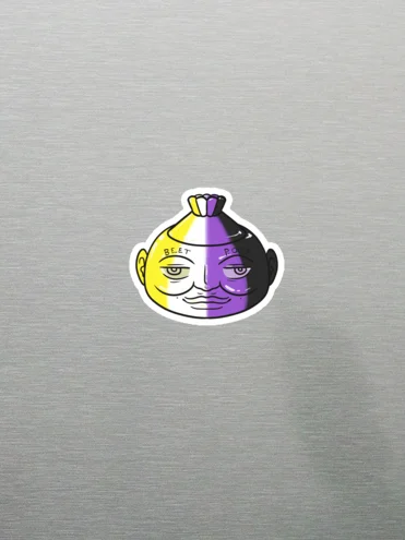 Nonbinary Poot magnets product image (1)