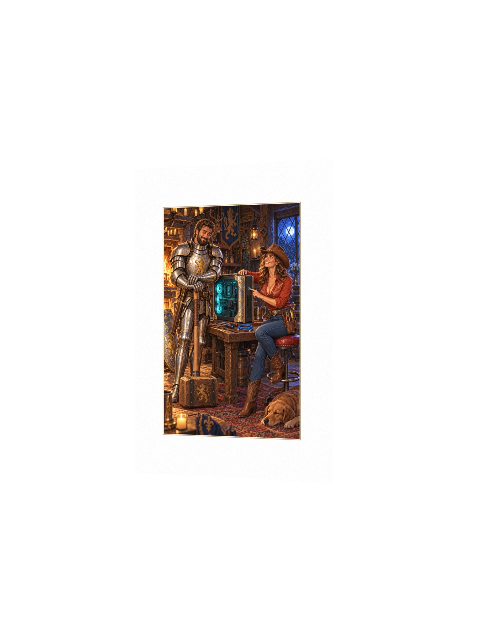 Hard Reset Small Art Print product image (2)