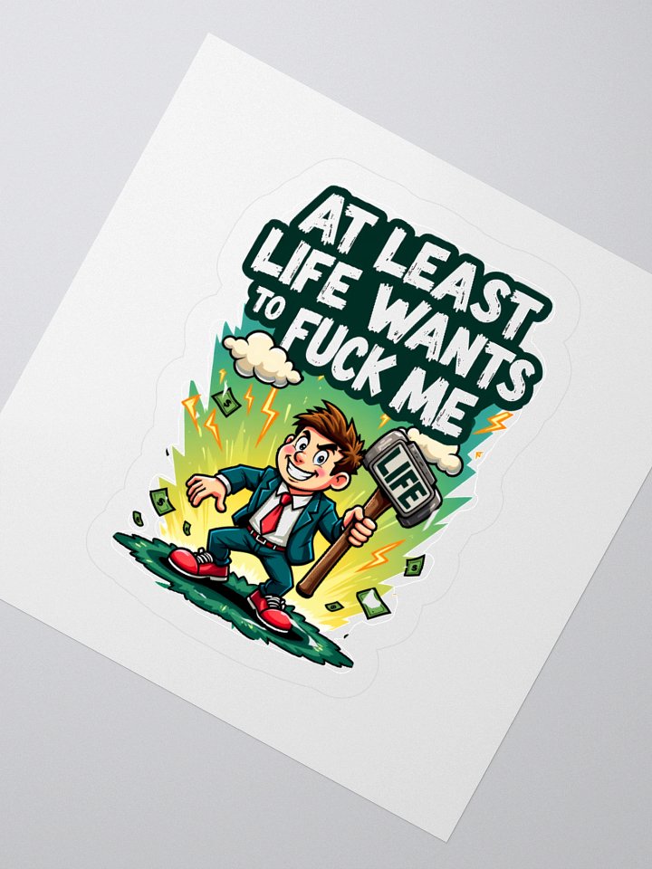 Life's Hammer Kiss Cut Stickers product image (3)
