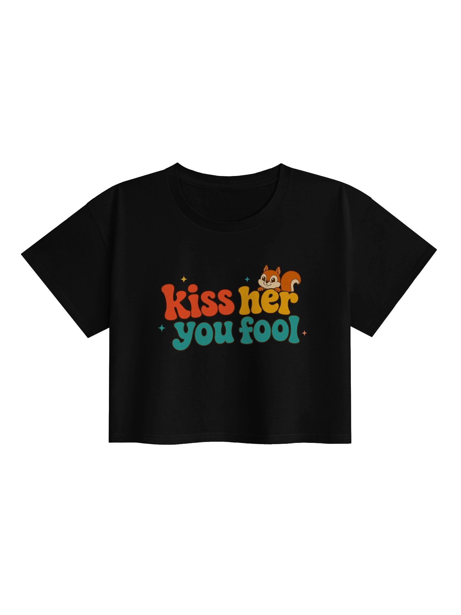 kiss her you fool crop top product image (2)