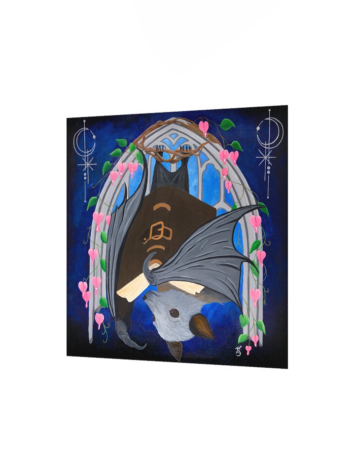 Flying Fox Book Bat Original Art Print product image (2)