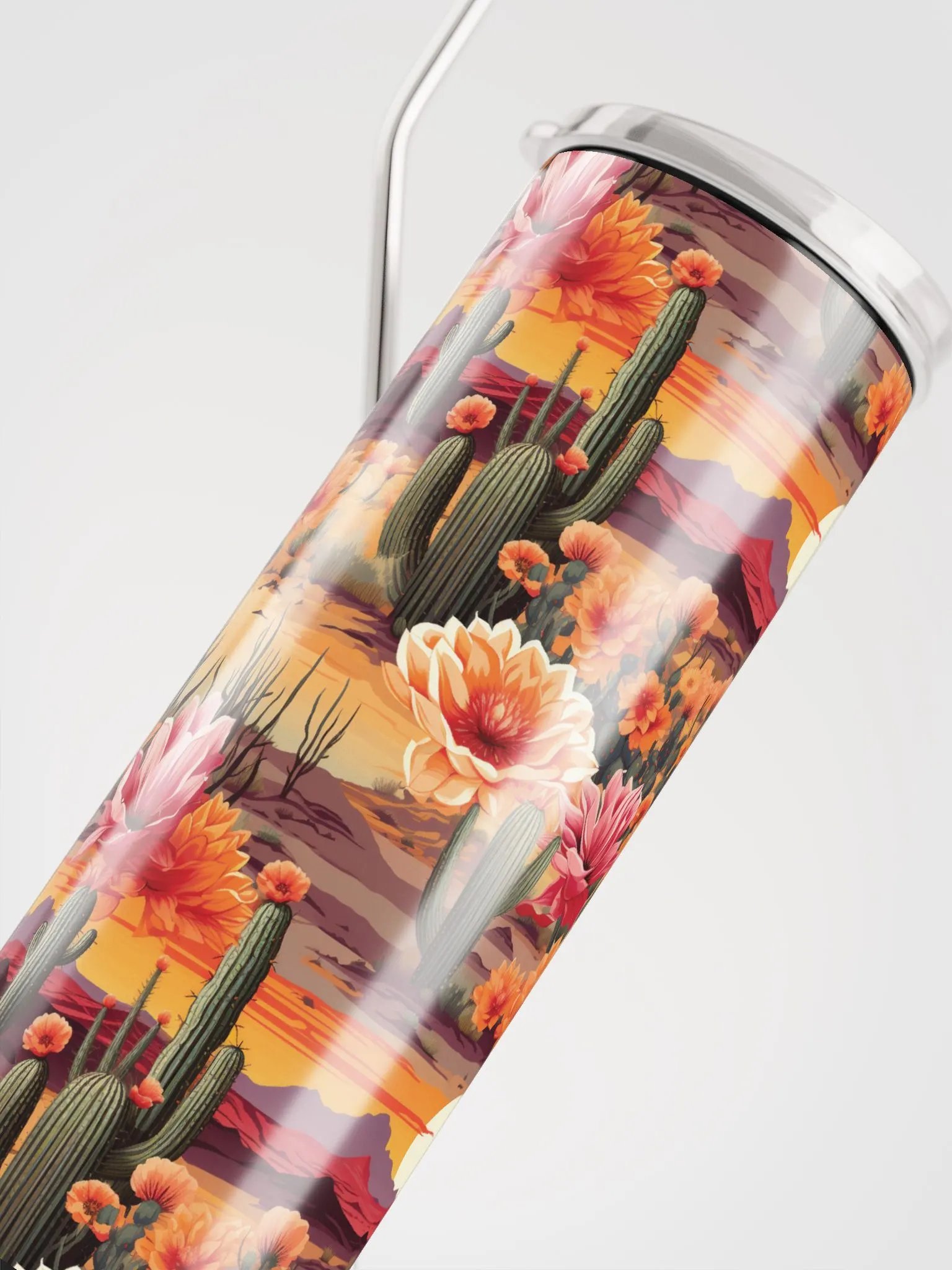Cactus Sunset 20oz Skinny Tumbler product image (5)