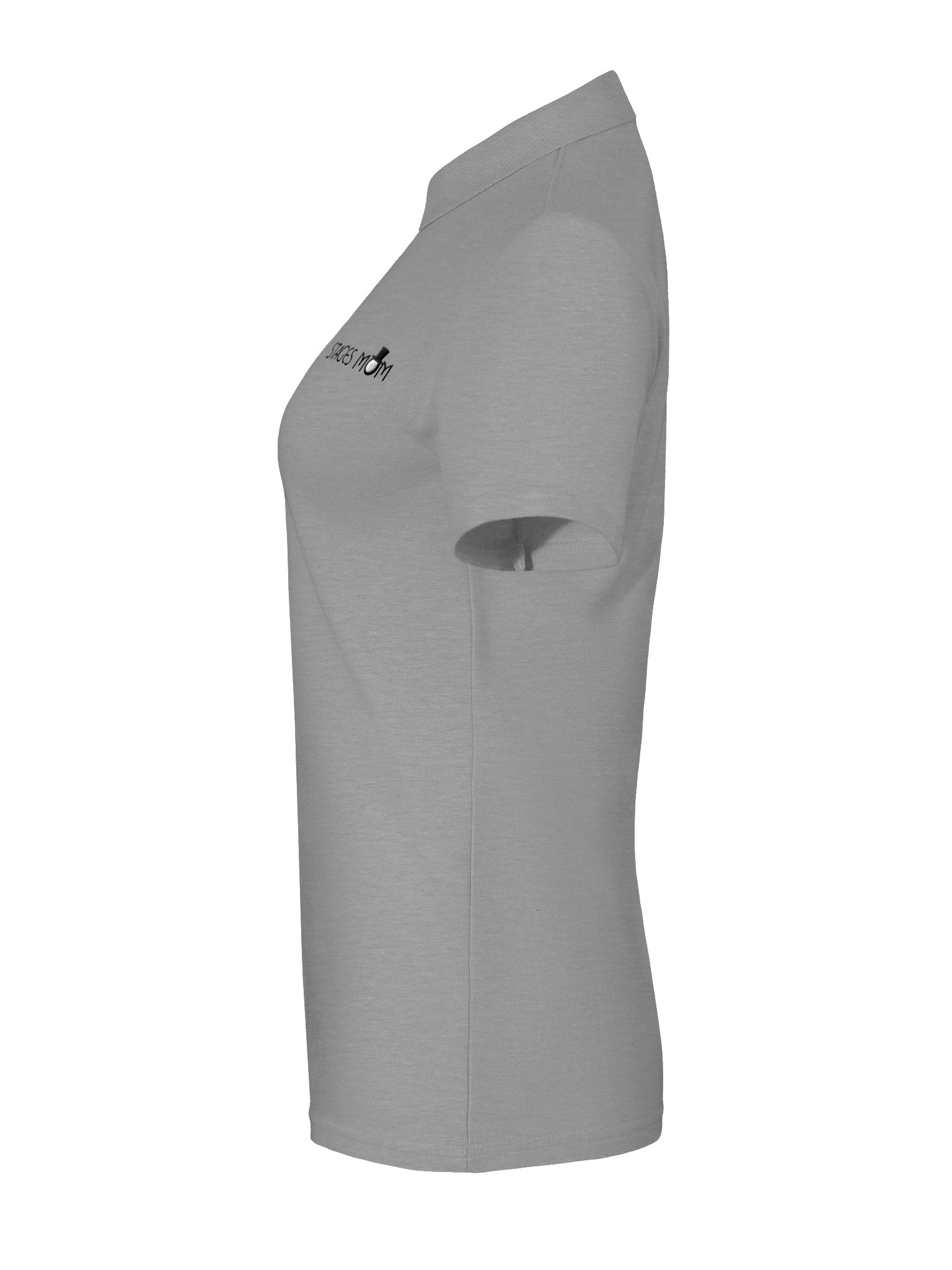 Feminine Polo - Light with Black Embroidered "Stages Mom" product image (11)