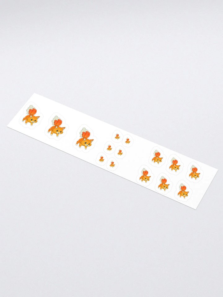 Crayon Fox Sticker Sheet product image (1)