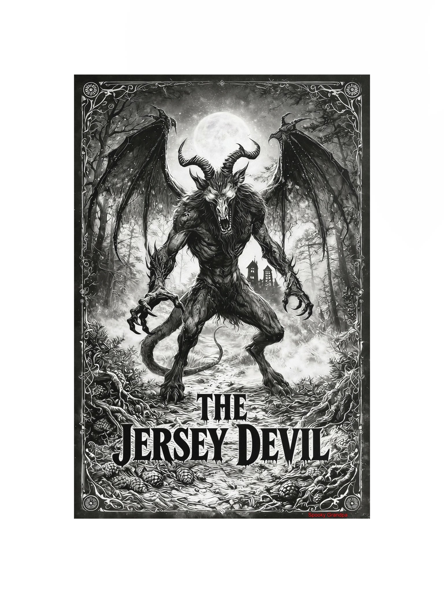 The Jersey Devil – Noir Edition Premium Poster product image (4)