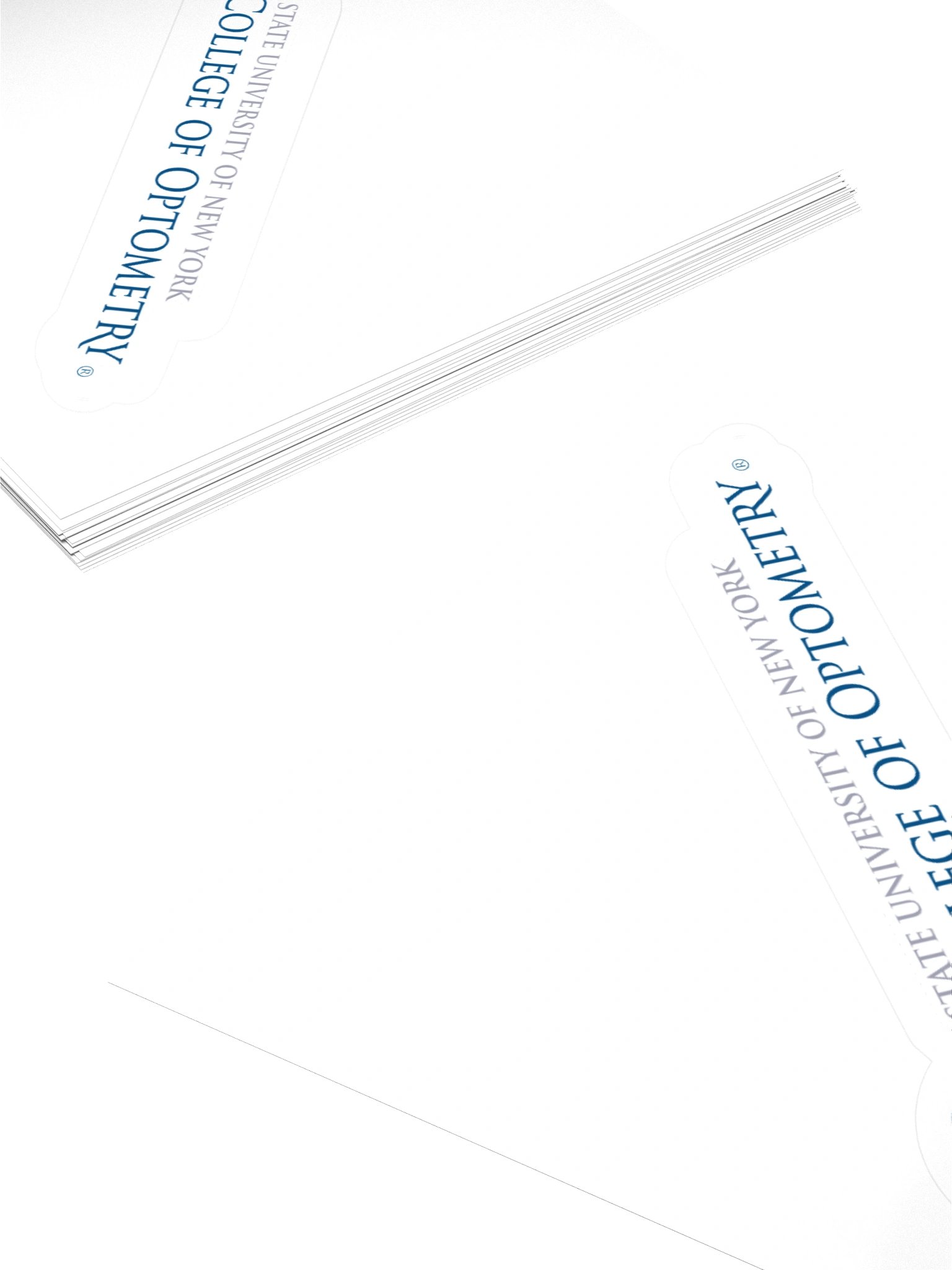 SUNY Optometry - College Logo Vinyl Sticker product image (2)