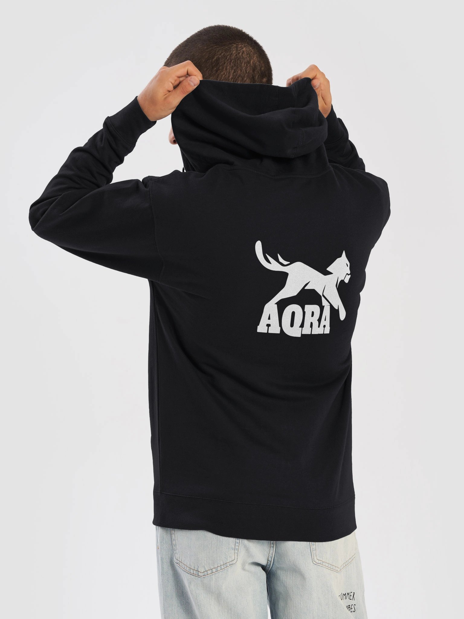 AORA Black Zip Hoodie product image (4)