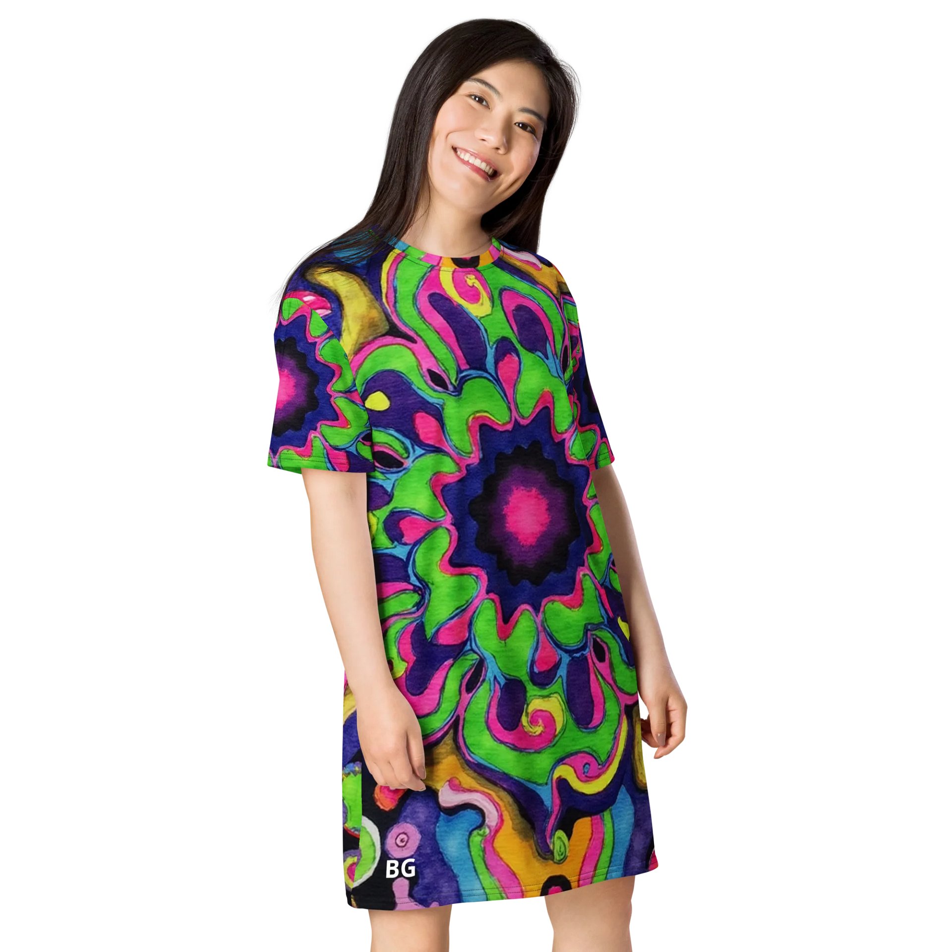 Barry Grady Psychedelic All-Over Dress product image (4)