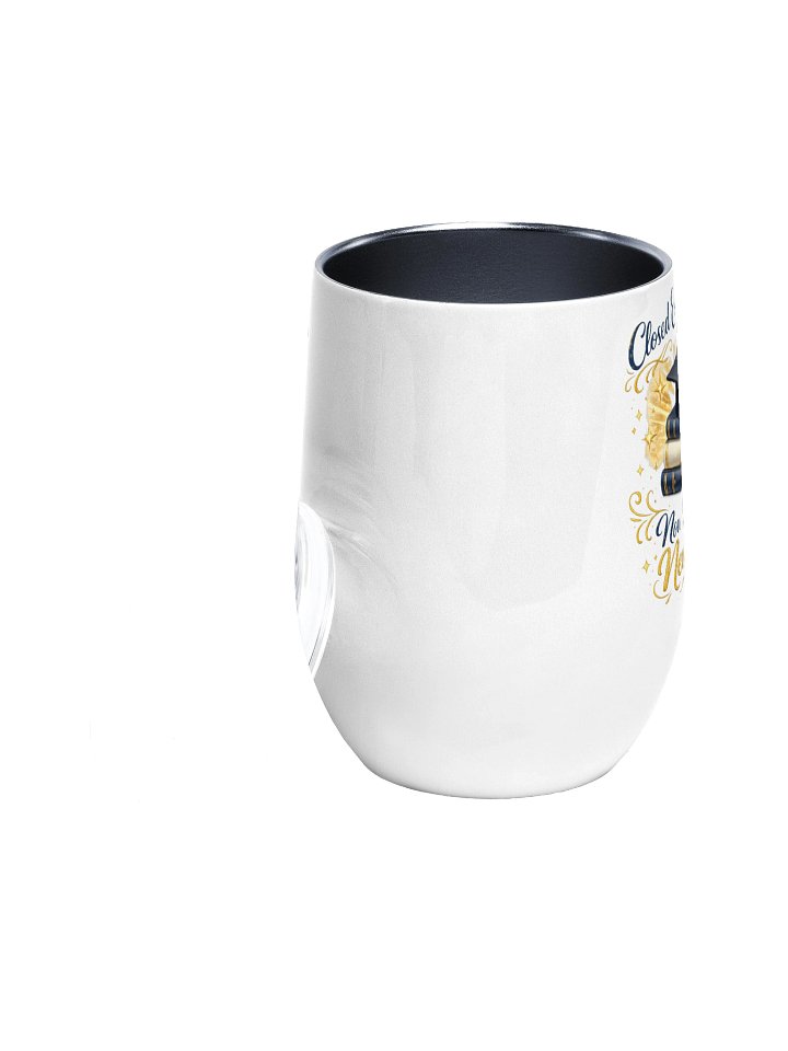 Closed Every Chapter Now Starting a New Book - Wine Tumbler product image (2)