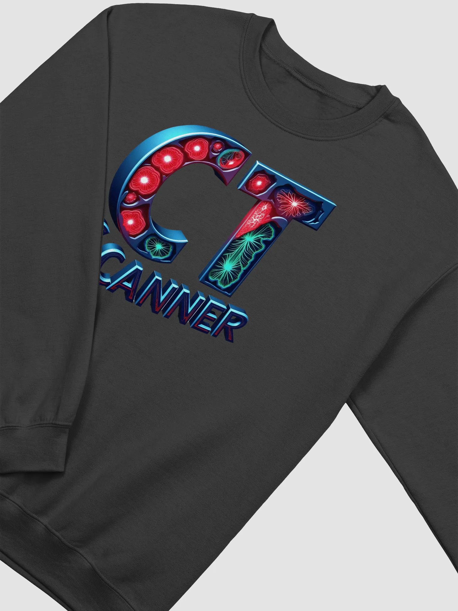 Abstract Metallic Scanner Crewneck Sweatshirt product image (13)