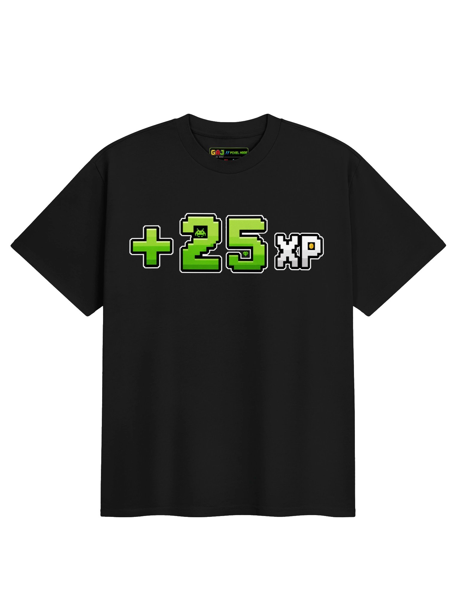 GRIND NOW, BRAG LATER – Pixel Mode Tee - PREMIUM product image (1)