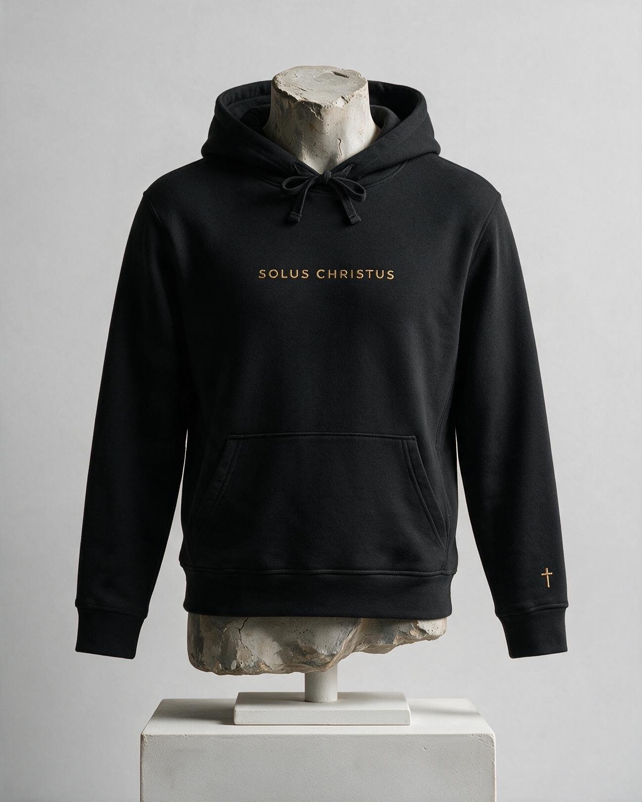 SOLUS CHRISTUS ORGANIC-BLEND SIDE-POCKET HOODIE product image (1)