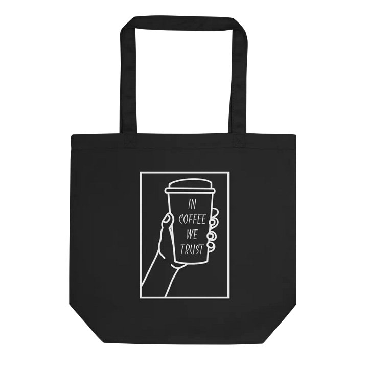 In Coffee We Trust Tote Bag product image (1)