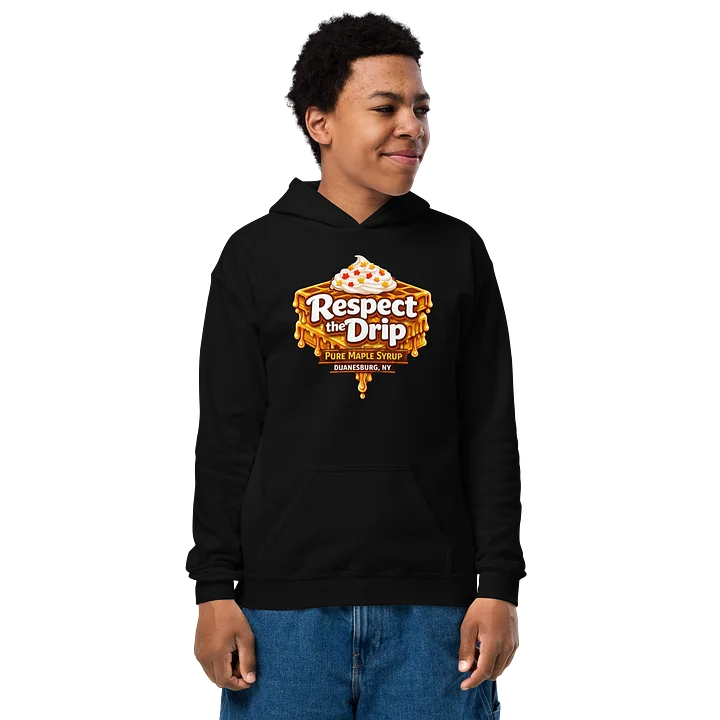 Kids Respect the Drip Maple Sryup Hoodie product image (1)
