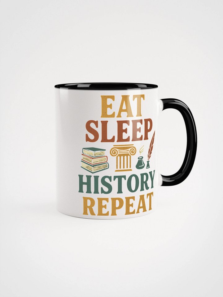 Eat Sleep History Repeat Mug – Teacher Coffee Cup for History Buffs product image (14)