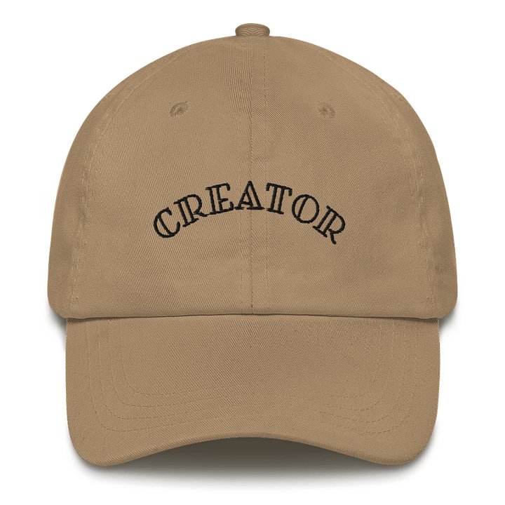 The Khaki & Black - Embroidered Hat product image (1)