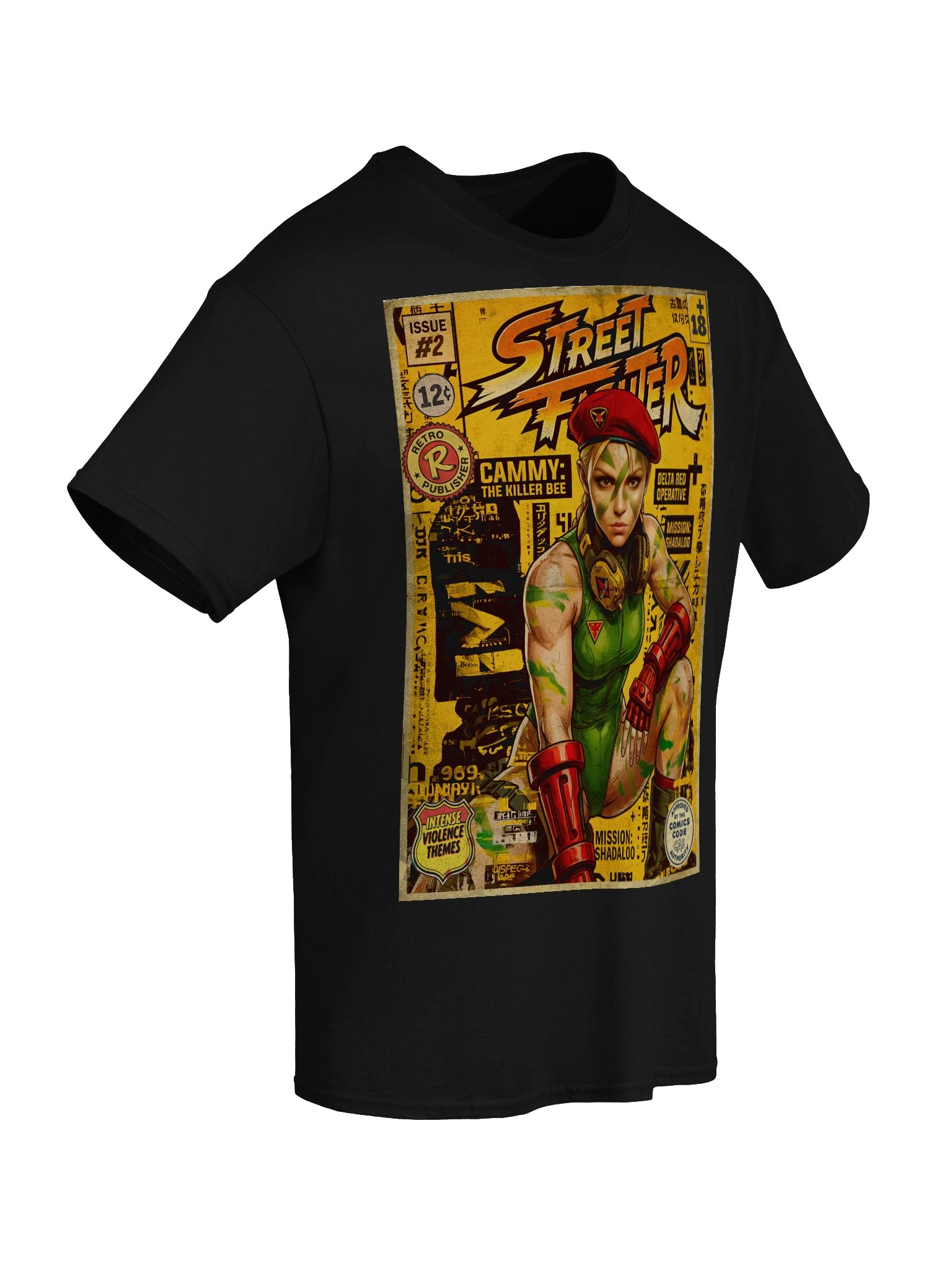 Street Fighter Classic Cammy Comic Art T-Shirt product image (6)