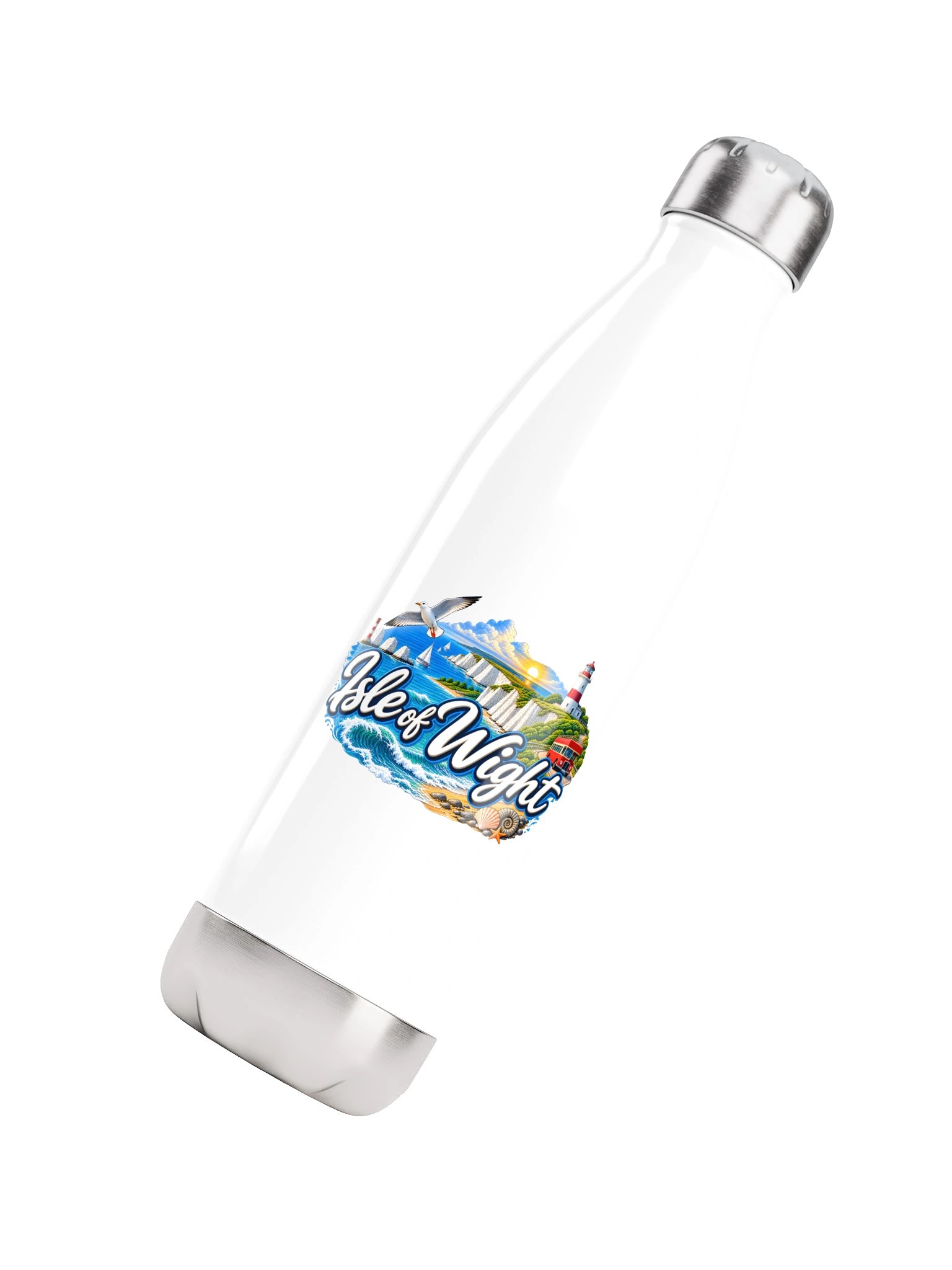 Isle of Wight Scenic Stainless Steel Water Bottle product image (4)
