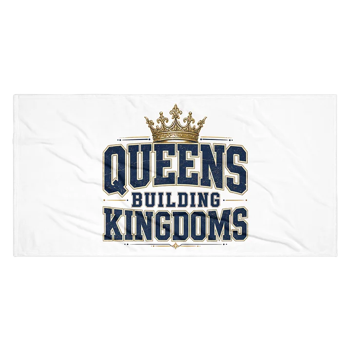 Queens Building Kingdoms Collegiate Beach Towel product image (2)