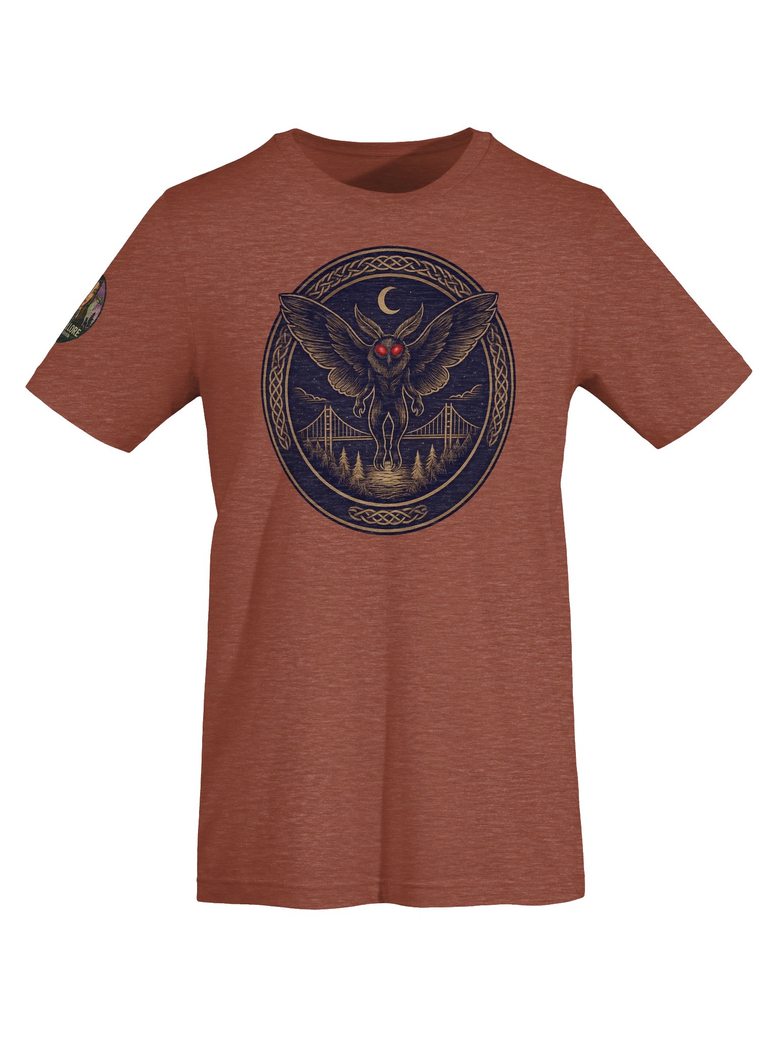 MOTHMAN EMBLEM SUPER SOFT T-SHIRT product image (67)