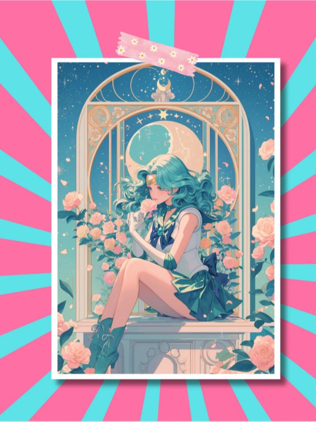 Sailor Neptun Print - Roses and Night Sky product image (3)