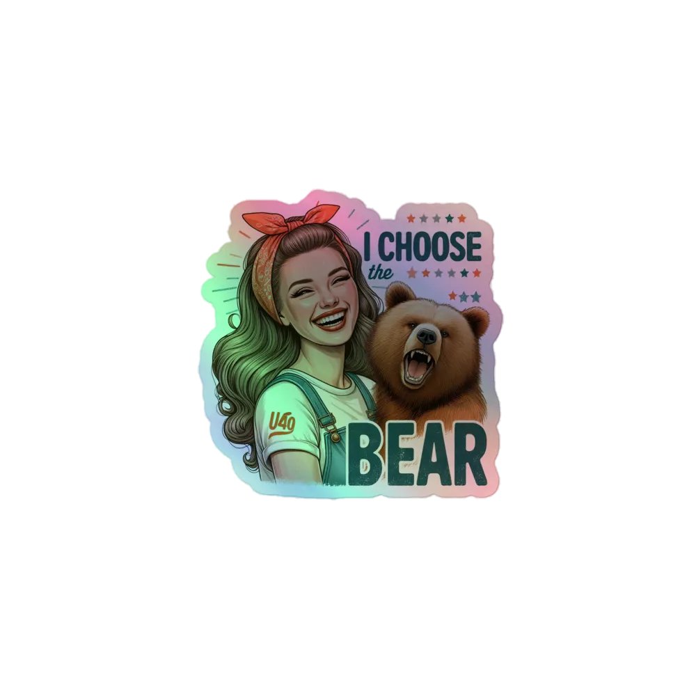 I Choose The Bear Sticker product image (1)