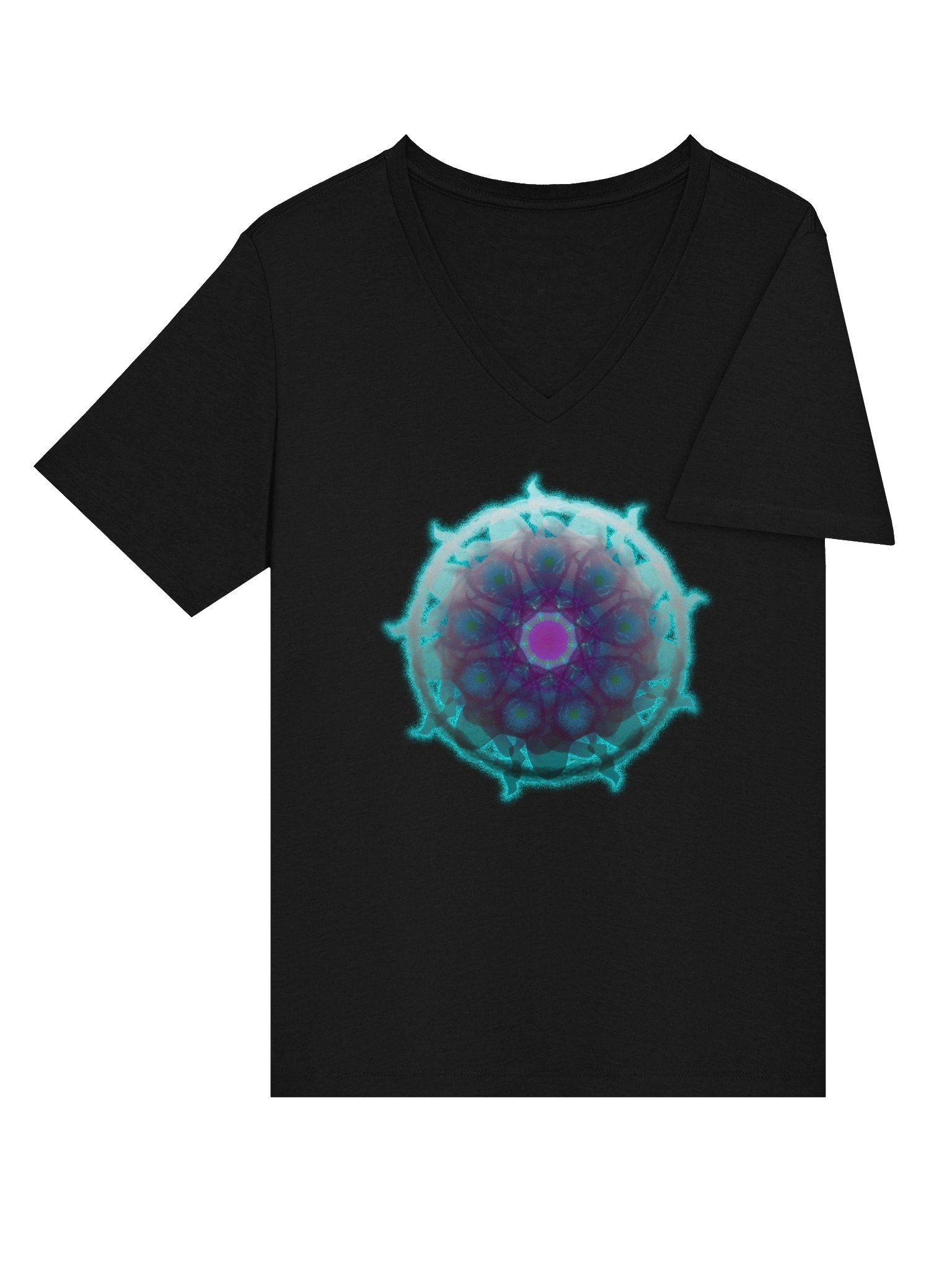 Neon Bloom V-Neck Tee product image (10)