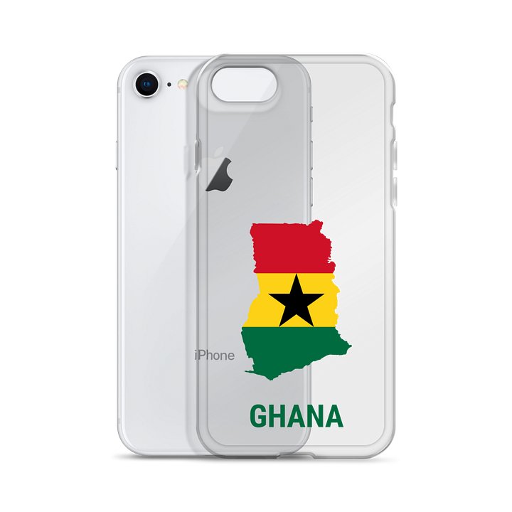 Ghana 2026 World Cup Flag iPhone Tough Case - Ghana Soccer Phone Cover - Dual Layer Protective Case product image (2)