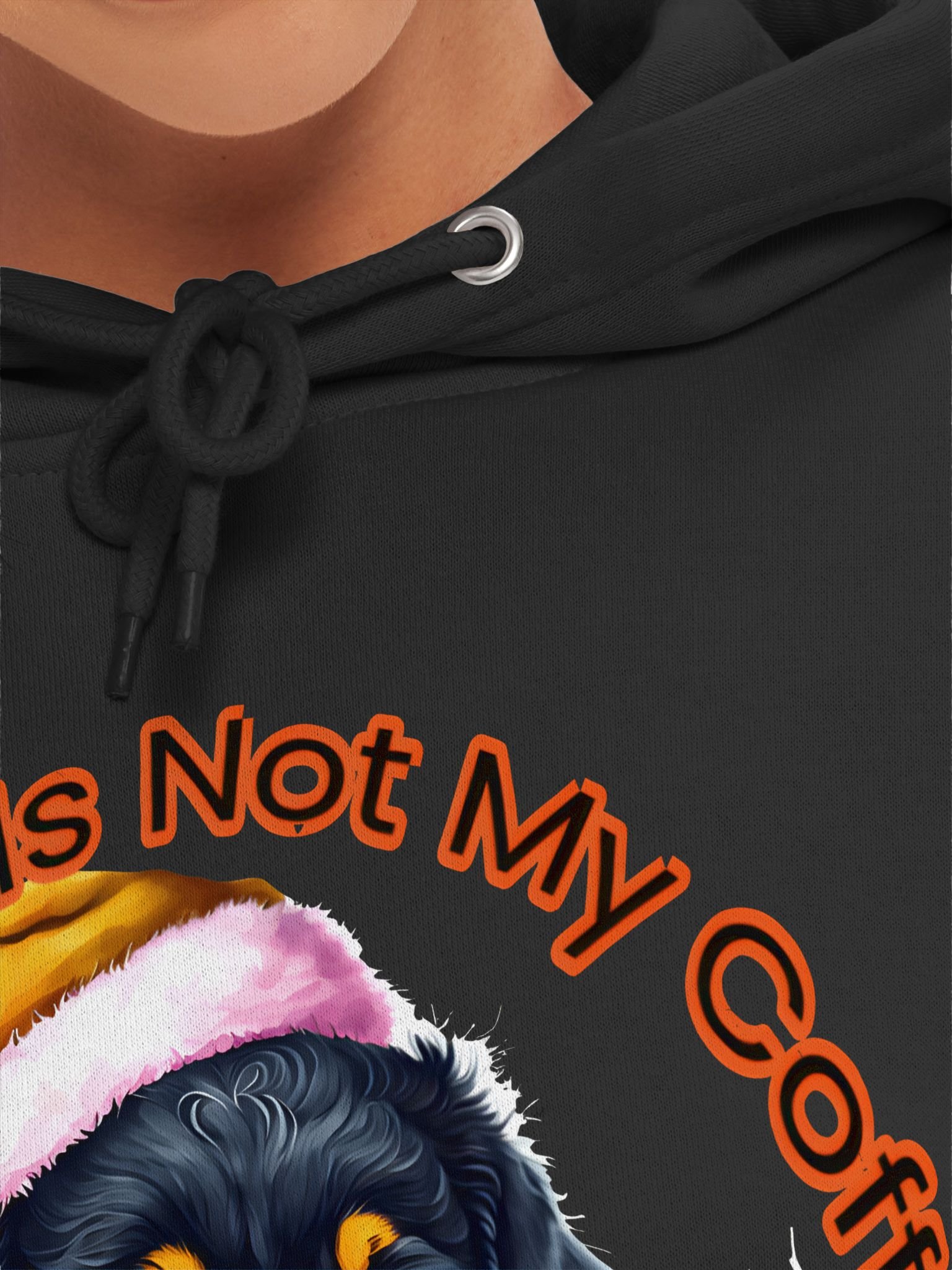 Sad Puppy - Not My Coffee Santa Paws Cozy Hoodie product image (28)