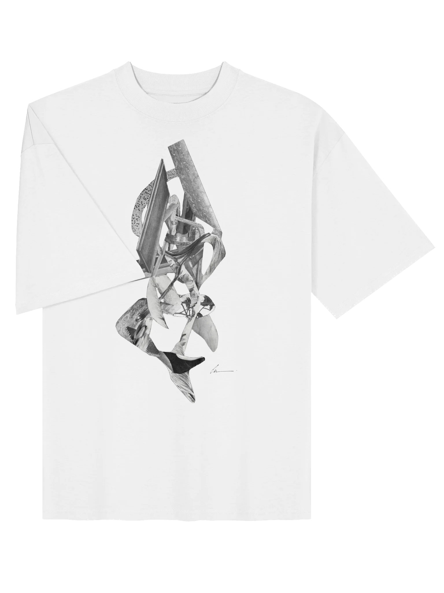 002 FRAGMENTATION UNISEX OVERSIZED T-SHIRT WT 26 product image (3)