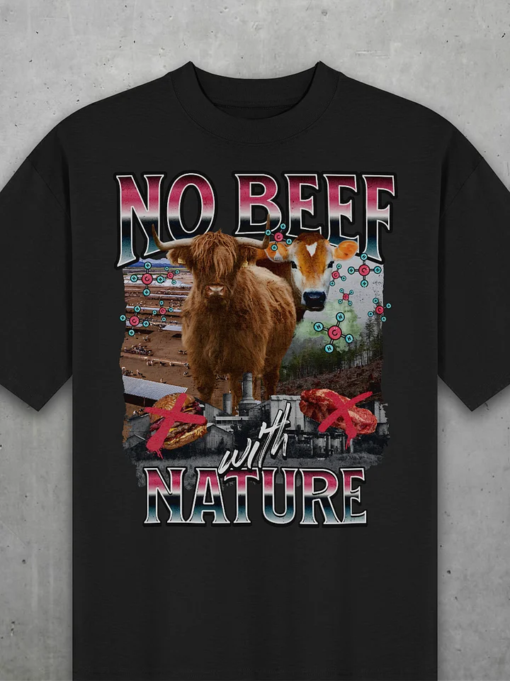 No Beef With Nature Oversized Tee product image (1)