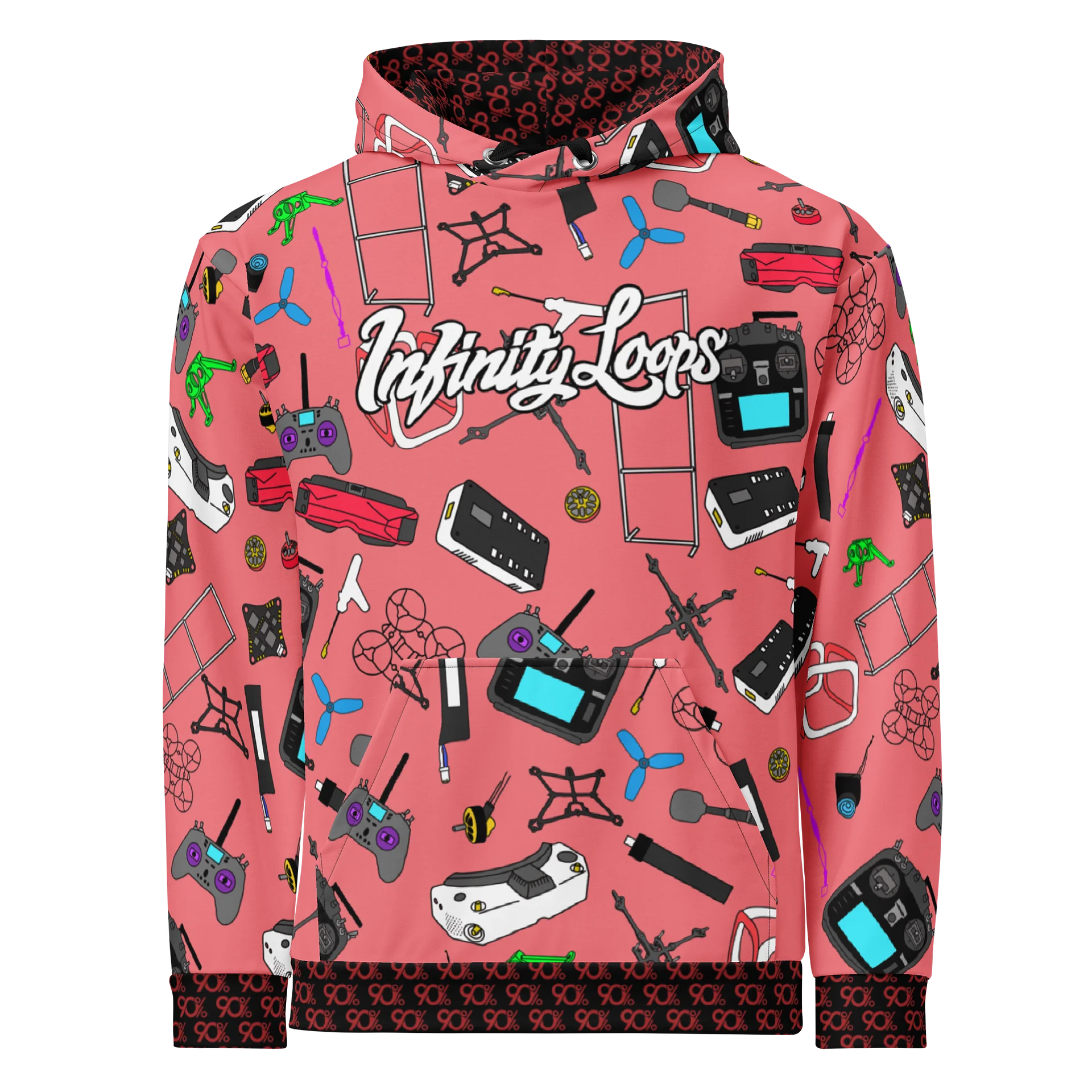Pink Micro FPV Hoodie product image (1)