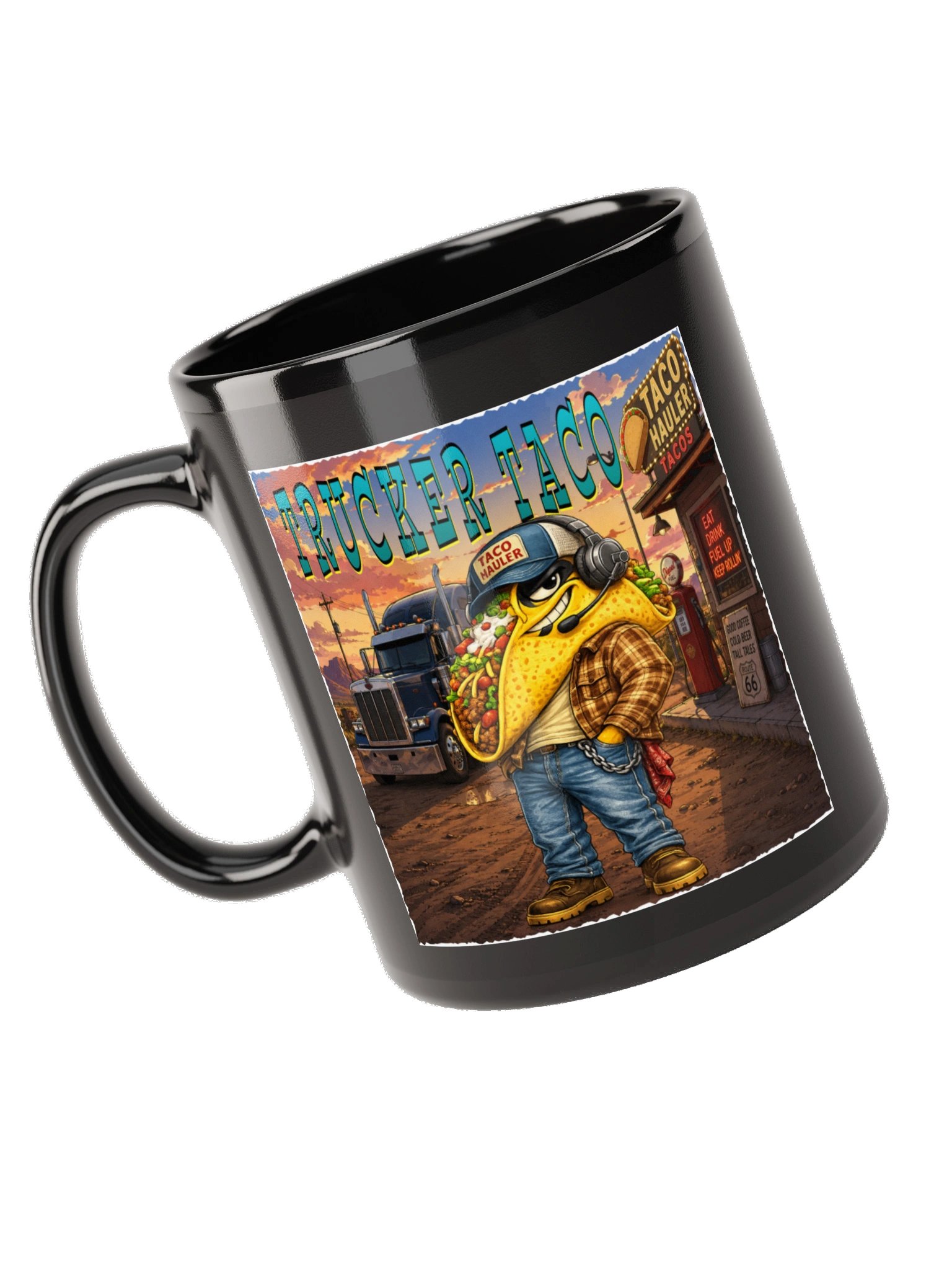 Trucker Taco Glossy Mug product image (9)