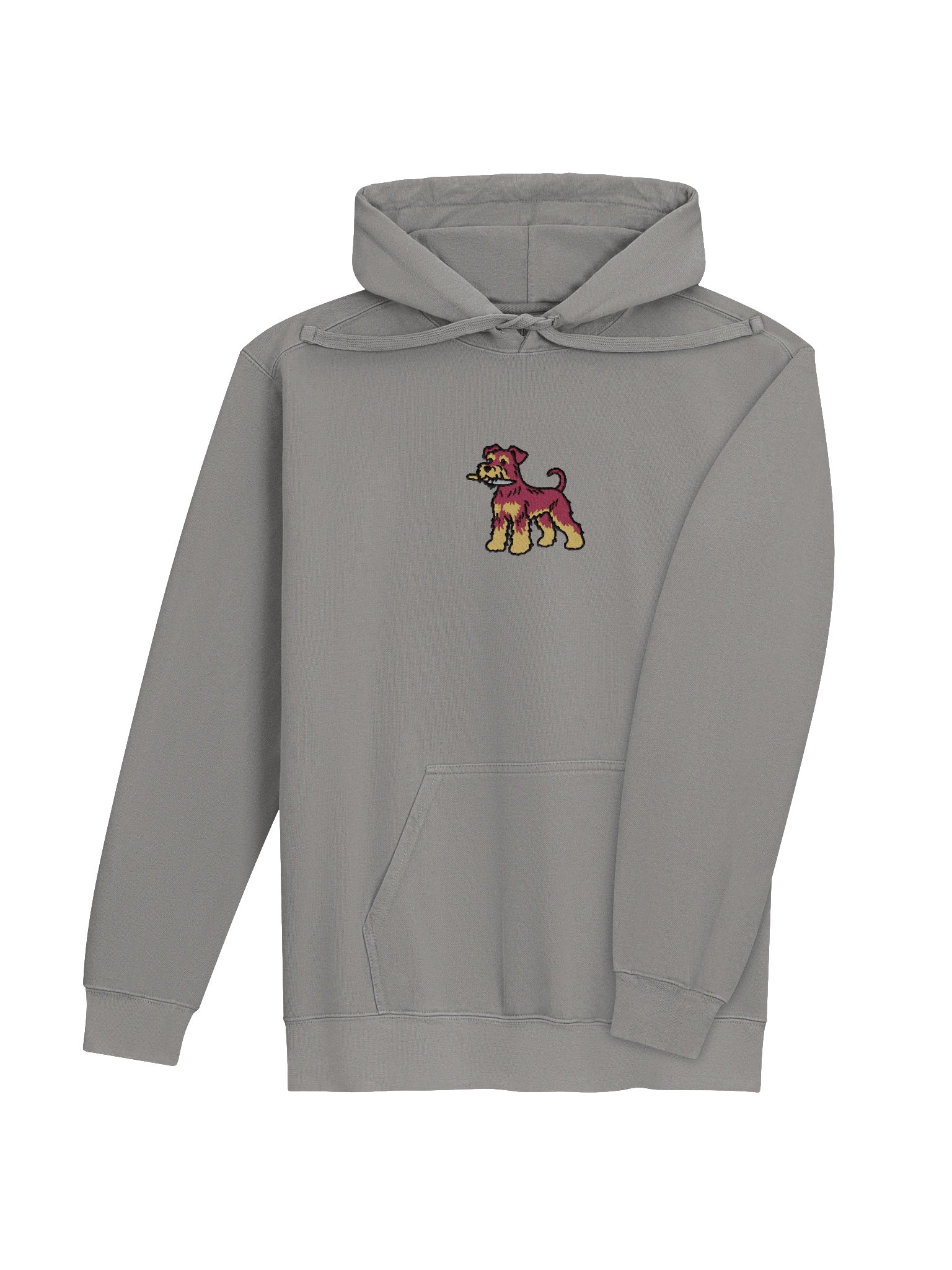 Funny Chibi-Style Miniature Schnauzer(Liver & Tan) Embroidered Premium Hoodie product image (36)