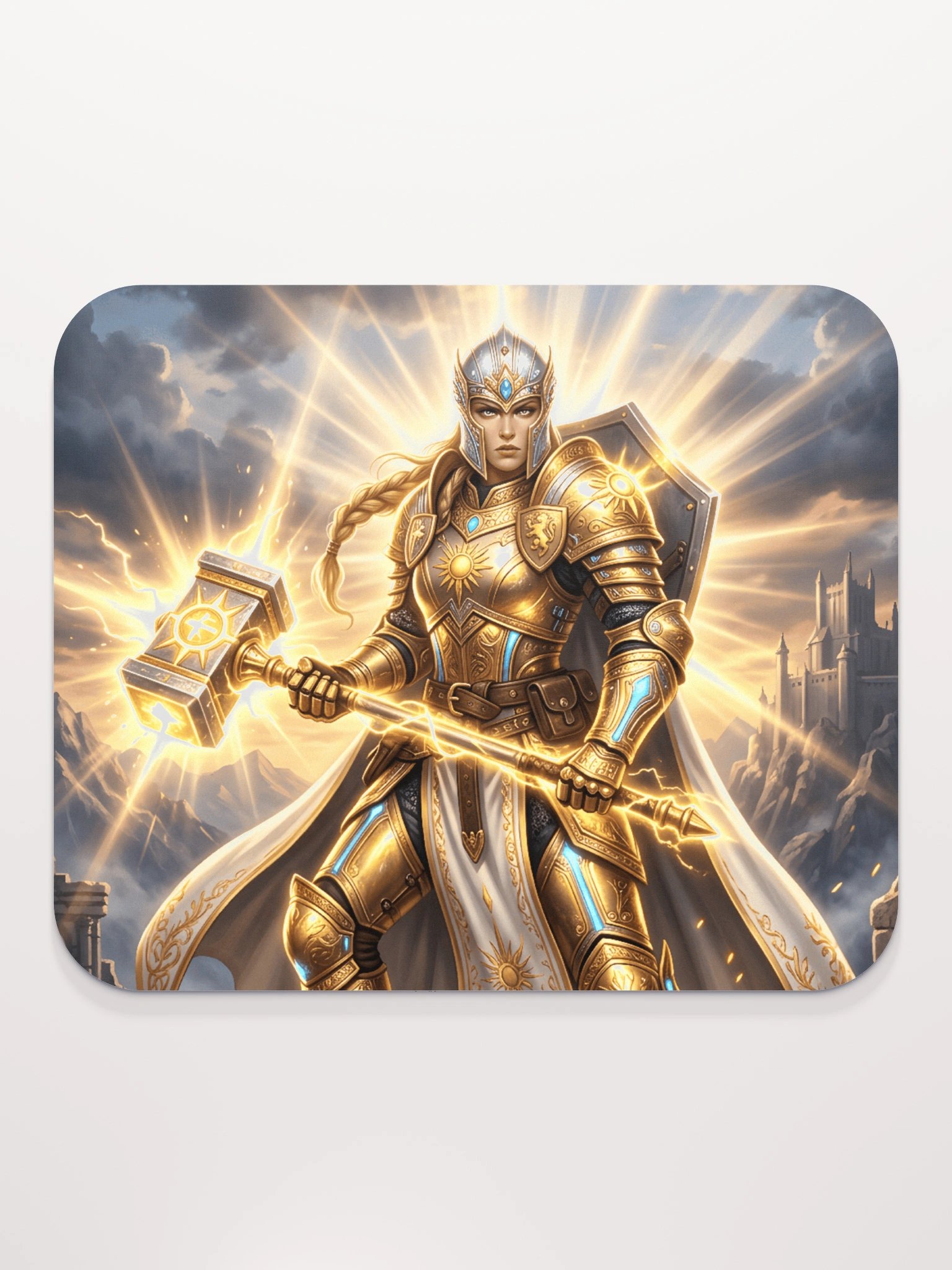 Radiant Paladin Mouse Pad product image (2)