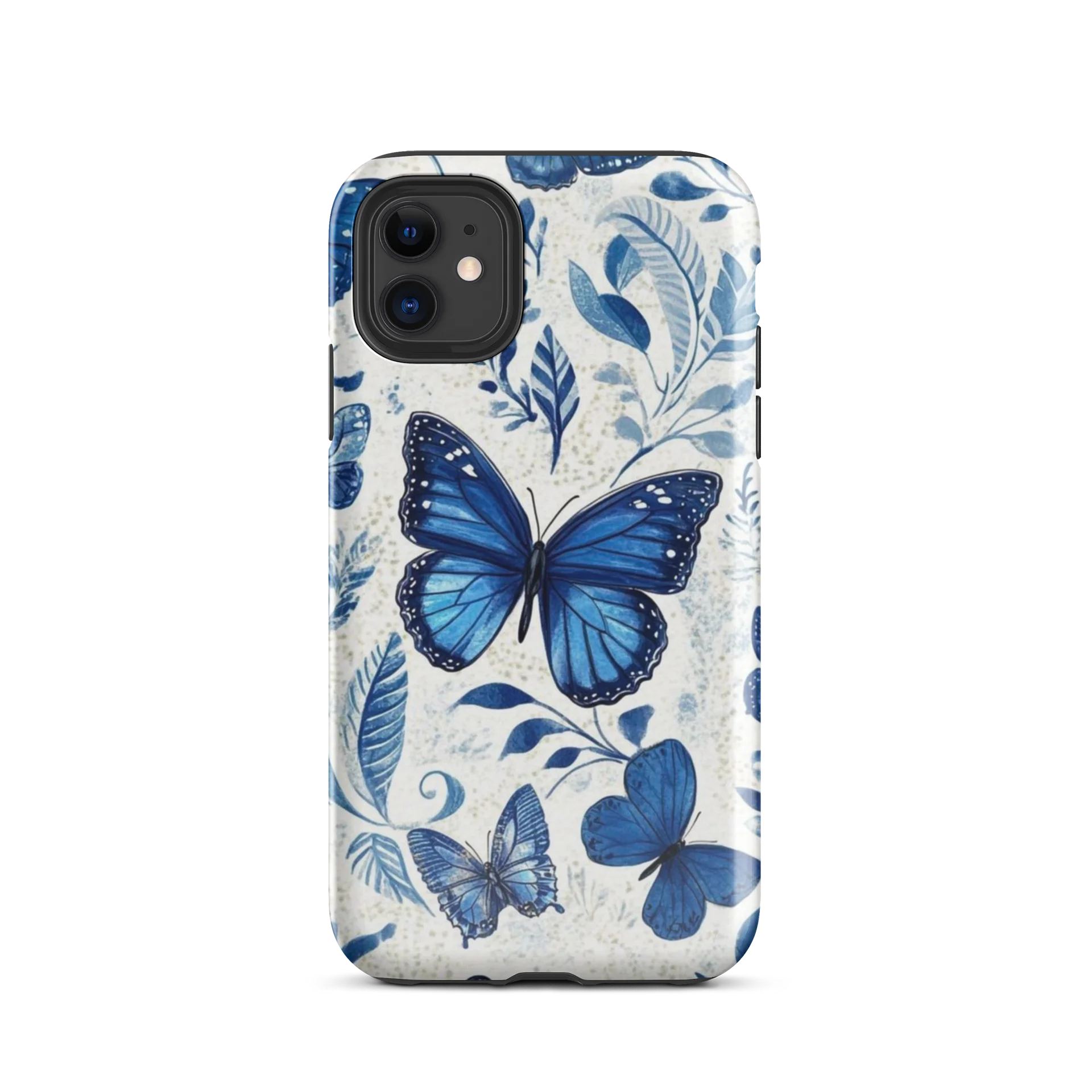 Blue Butterfly Garden iPhone Tough Case product image (55)
