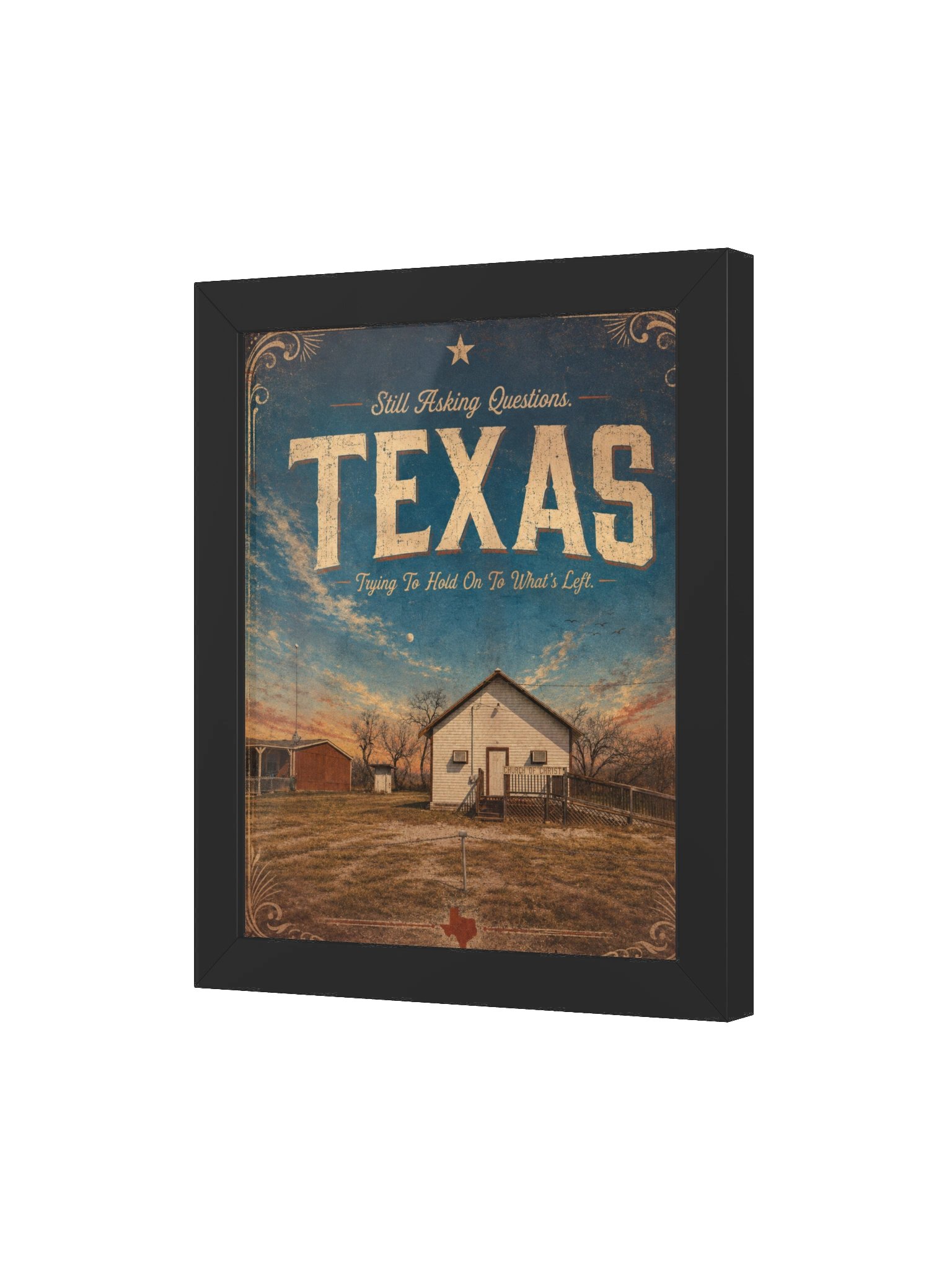 Texas — Trying to Hold On to What’s Left | Matt Pierce Poster product image (7)