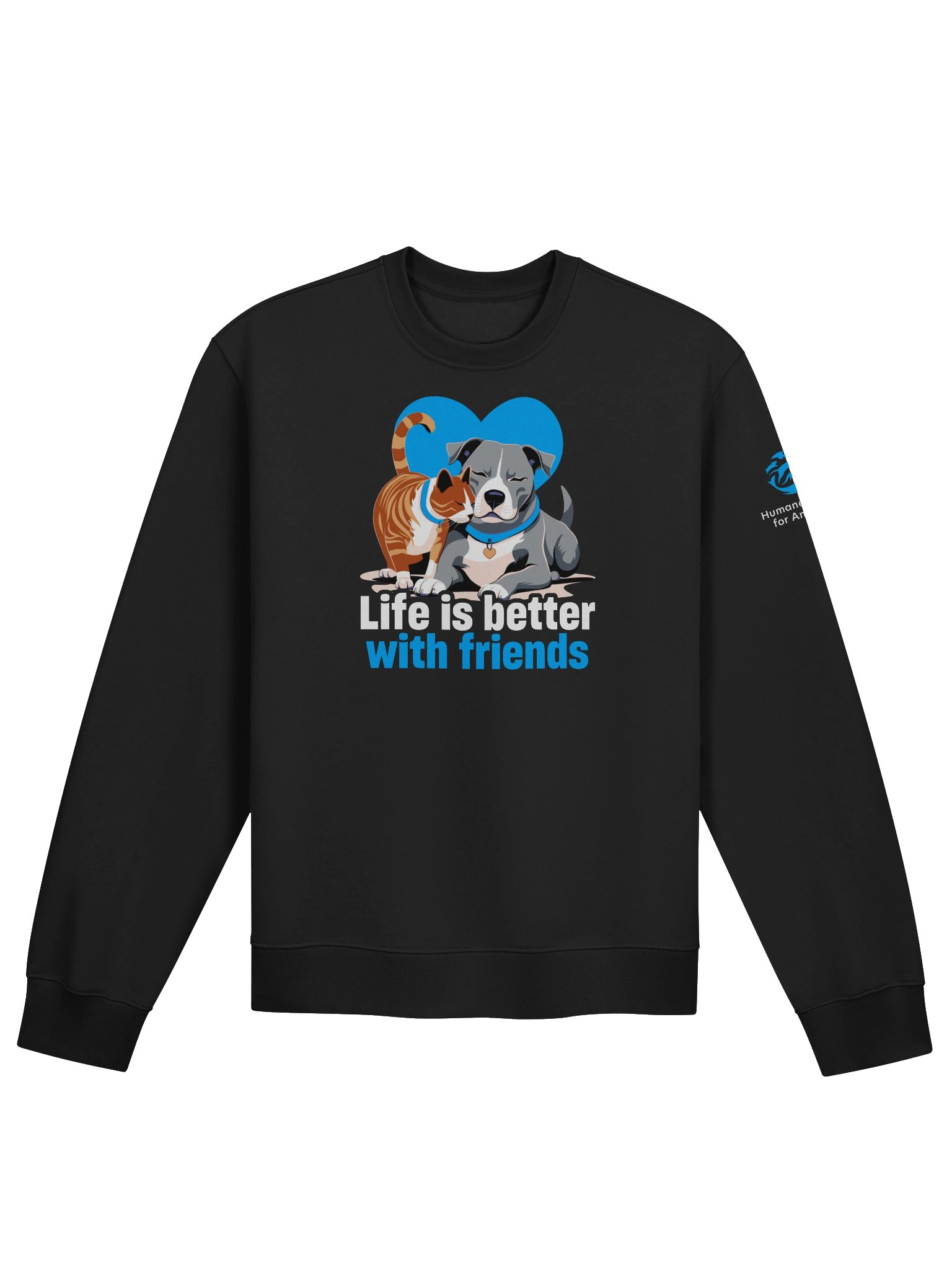 Life is better with friends - Sweatshirt product image (1)