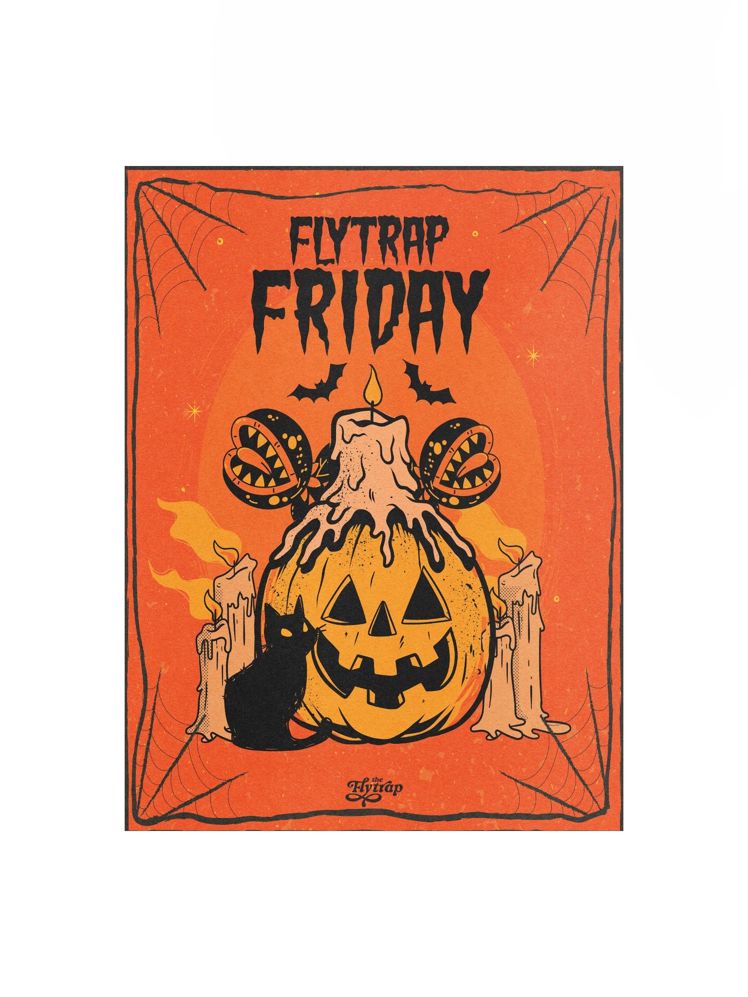 Flytrap Friday Pumpkin 12x16 Poster product image (1)