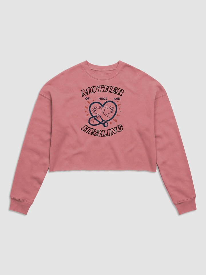 Stethoscope Heart Hugs Women's Crop Sweatshirt product image (1)