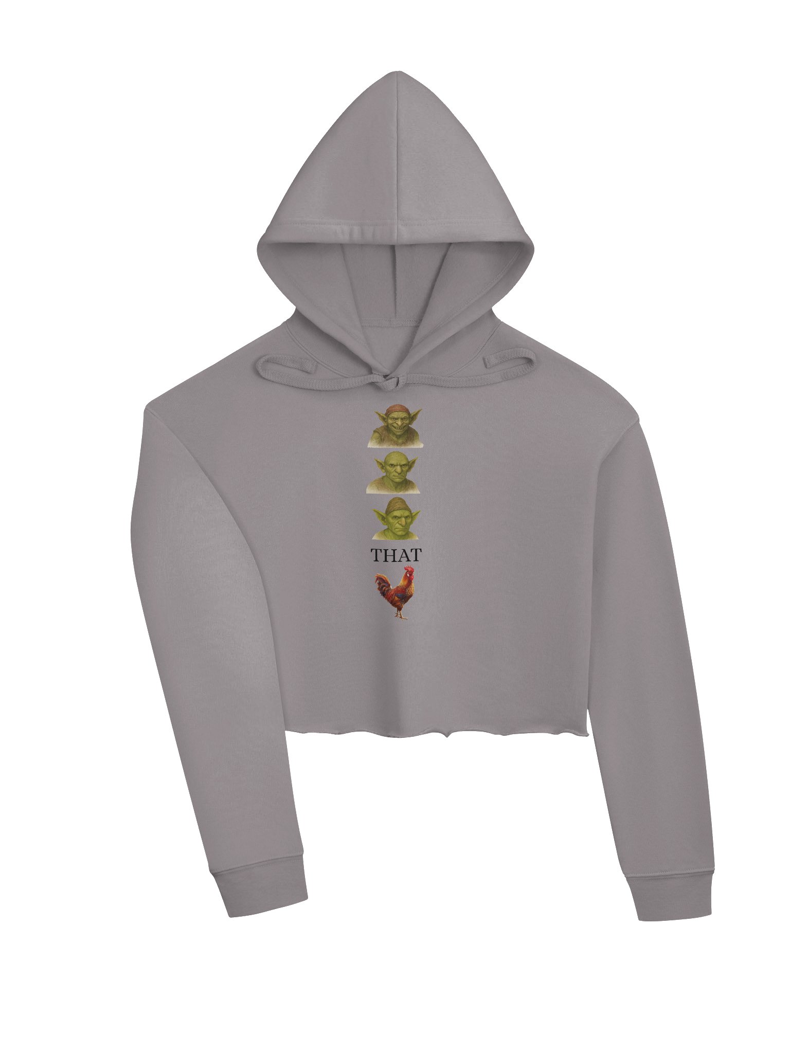 Goblin, Goblin, Goblin, THAT C@#! Crop Hoodie product image (3)