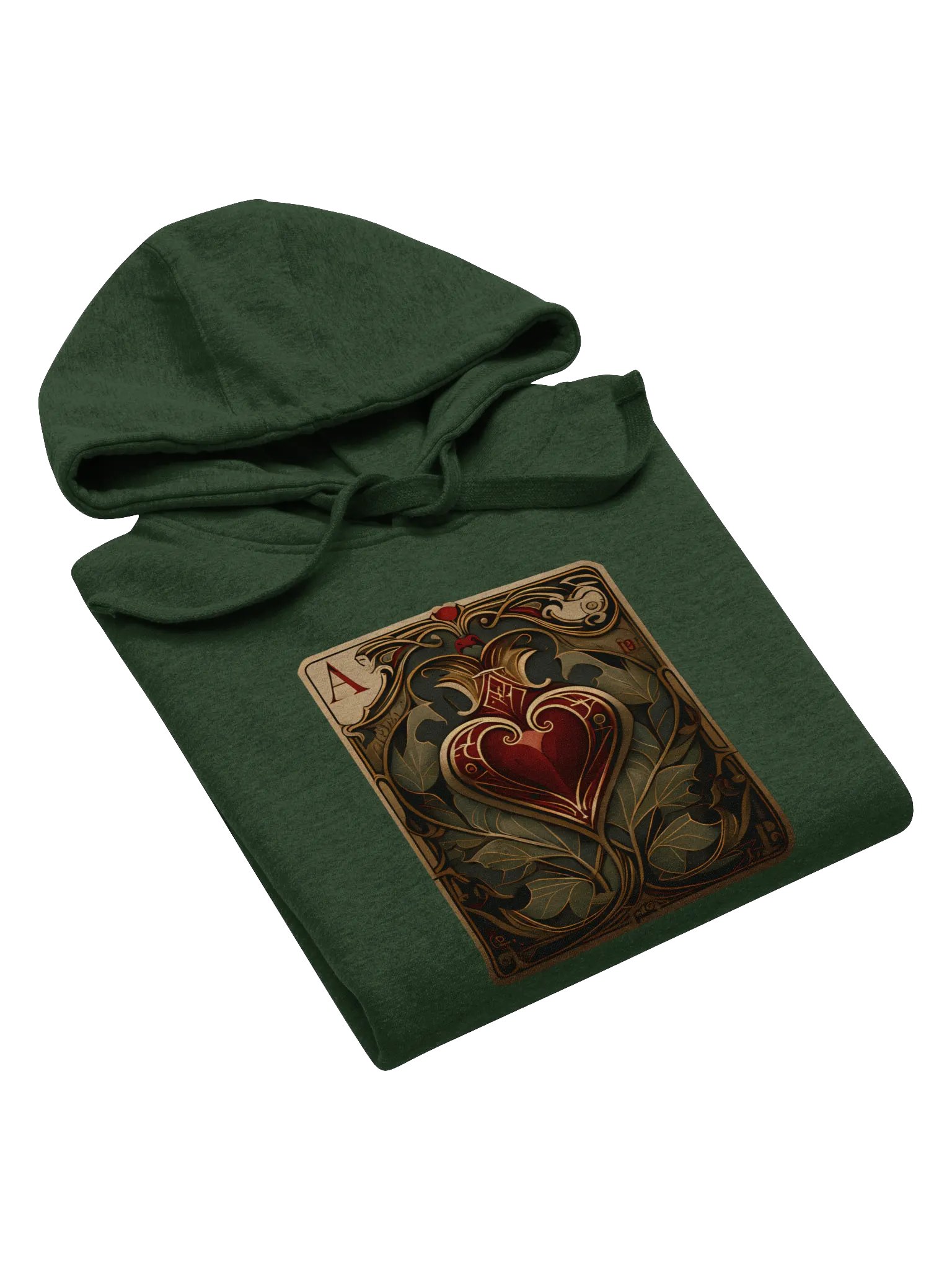 Ace of Hearts Ornate Premium Hoodie product image (2)