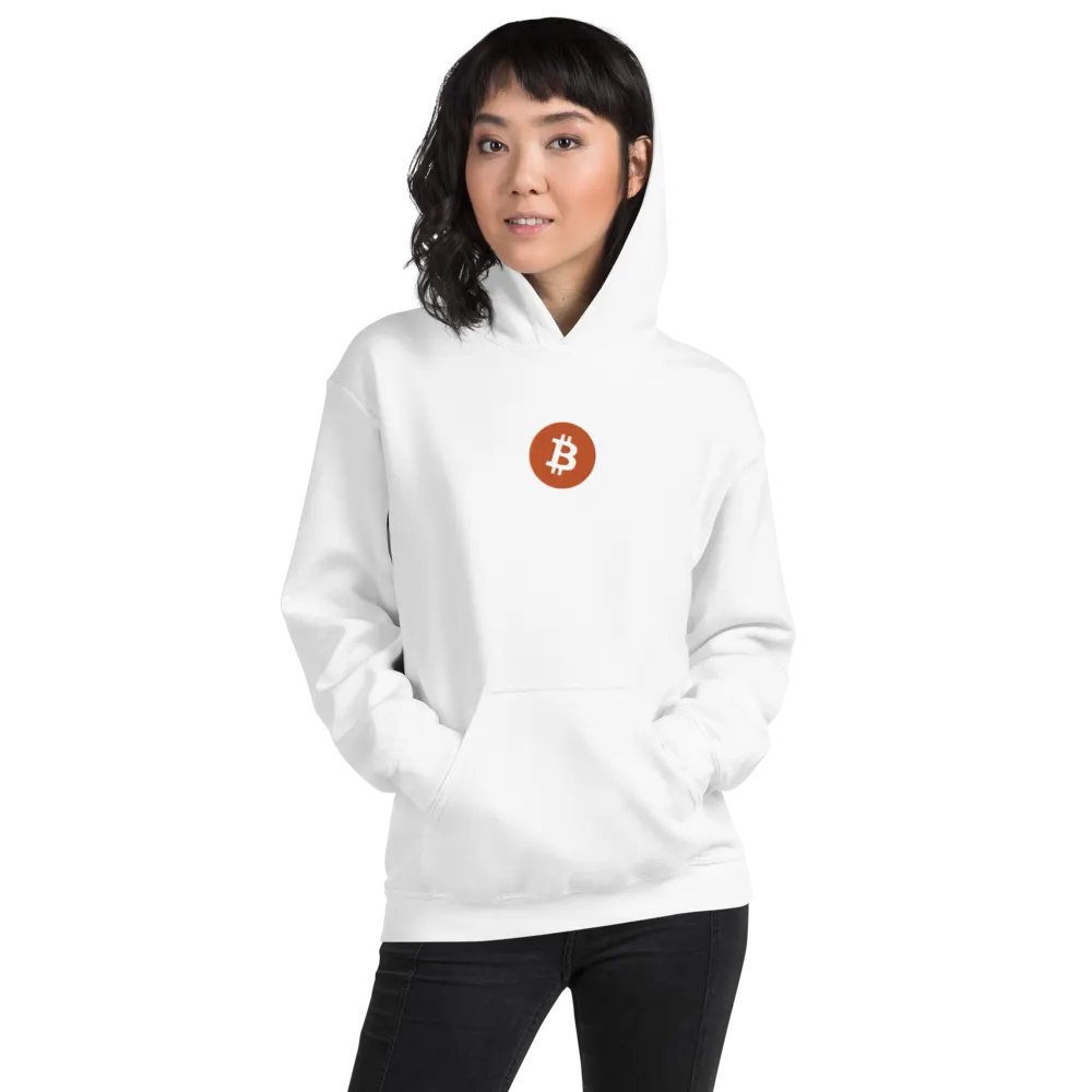 Bitcoin Logo Embroidered Hoodie product image (9)