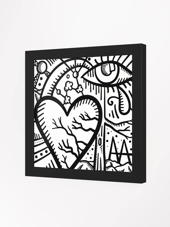 Natural Heart (Framed Poster) by Alex Alpert product image (5)