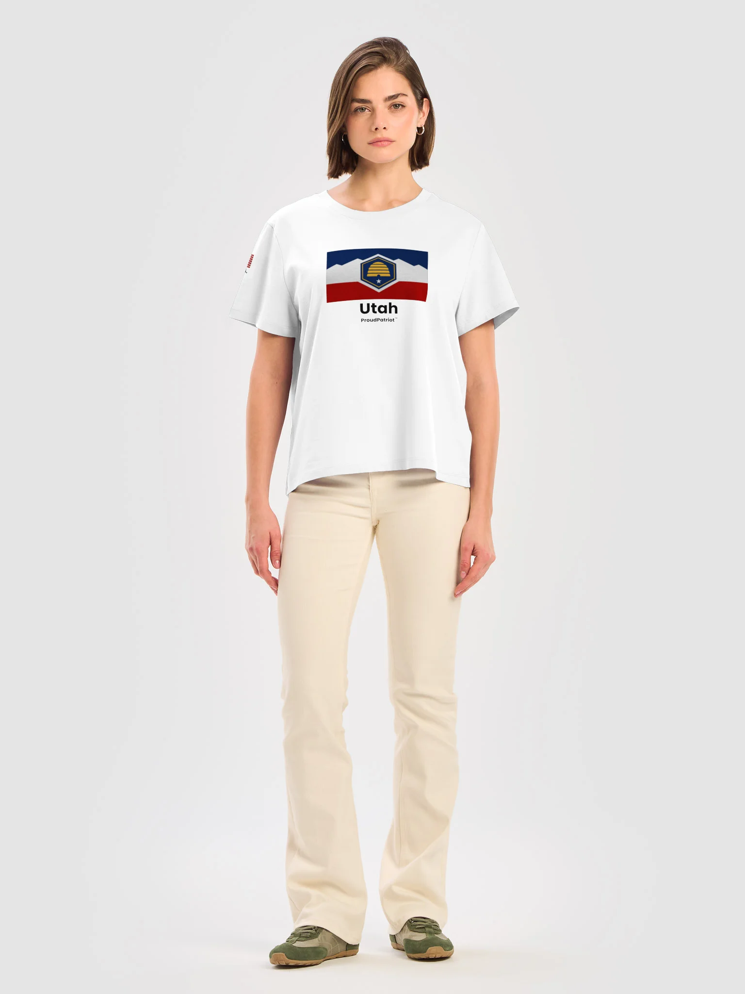Utah Women's Ribbed Neck T-Shirt product image (1)