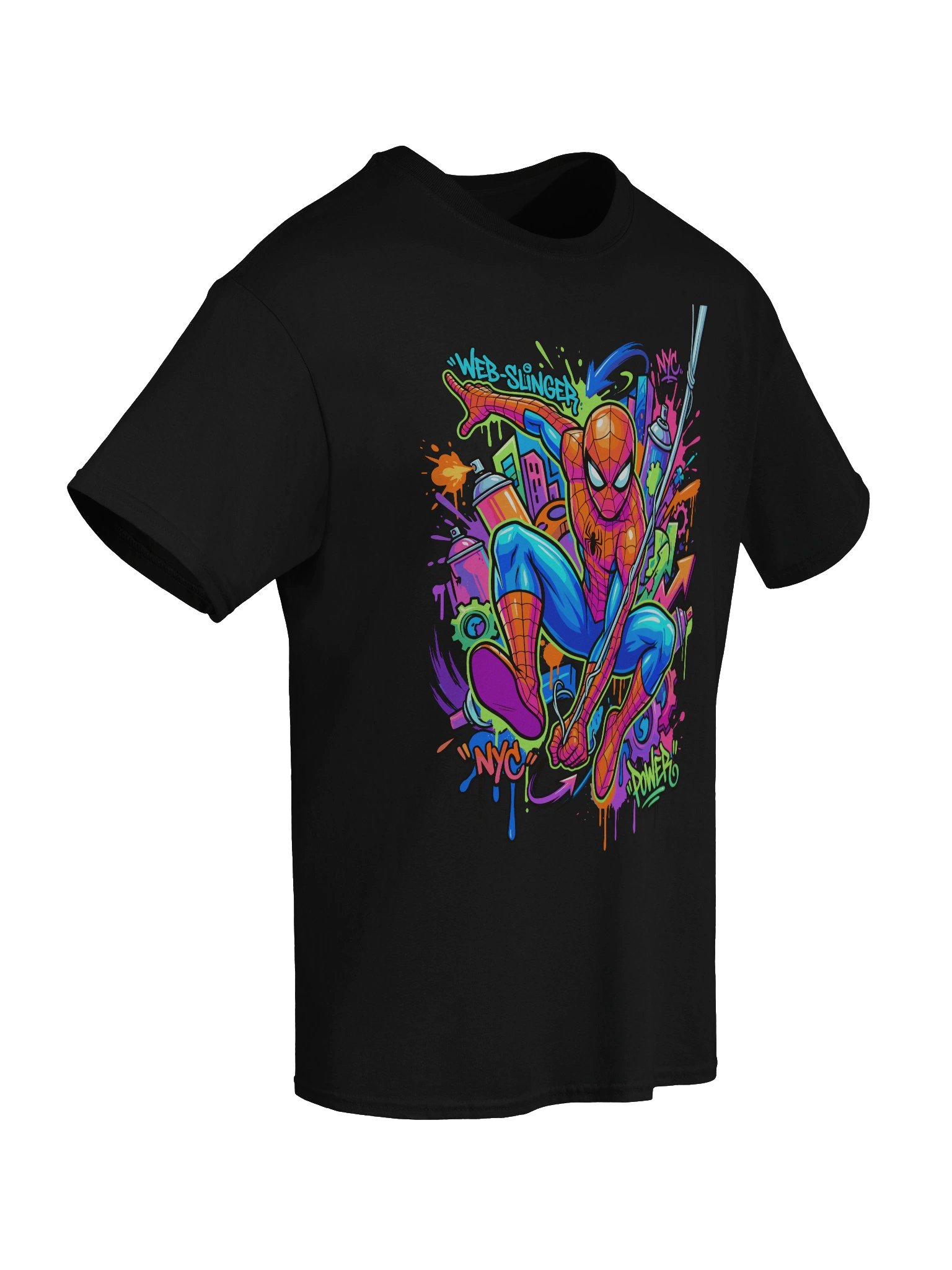 Spiderman graffiti t-shirt product image (67)