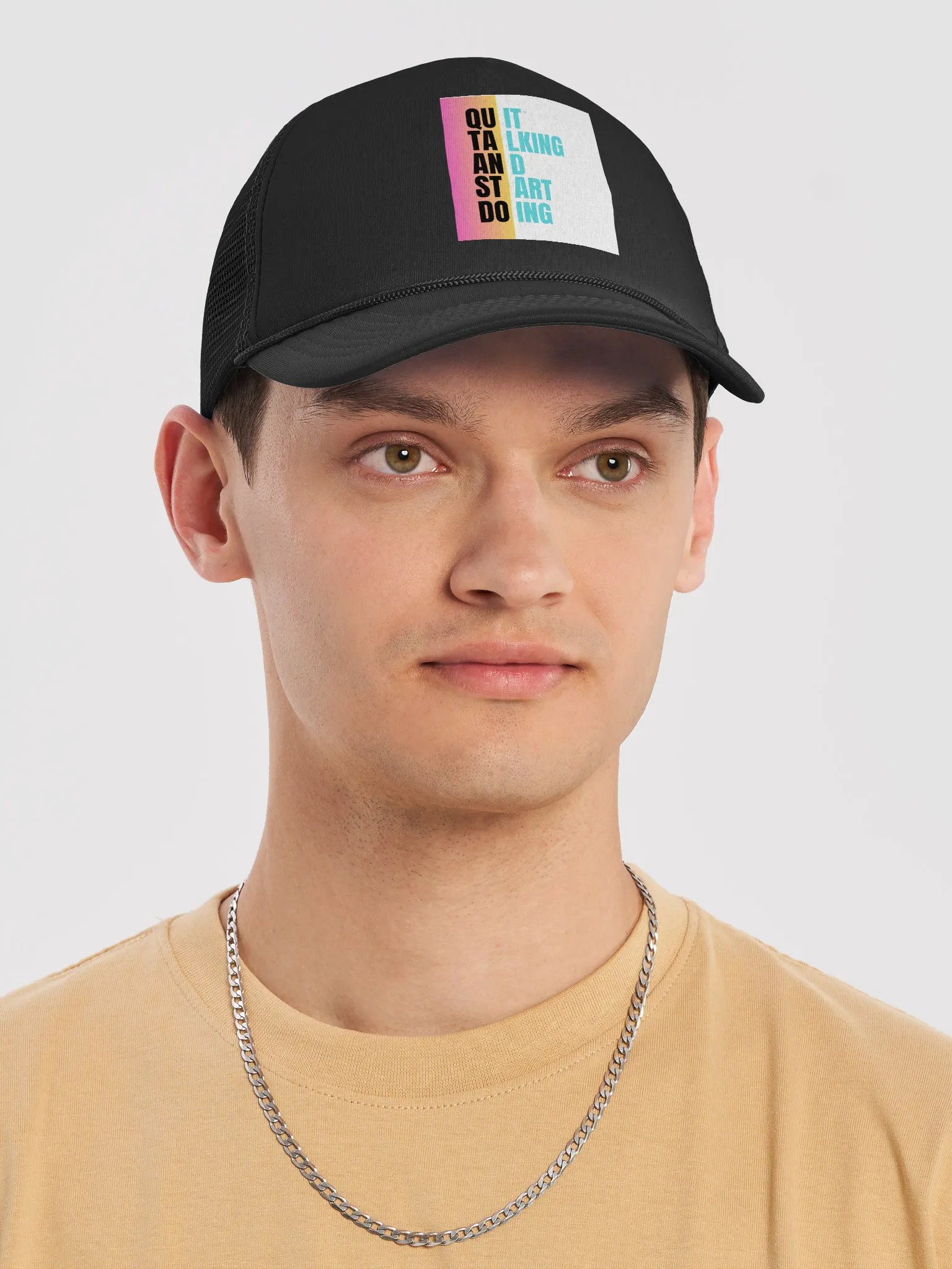 Quit Talking, Start Doing Foam Trucker Hat product image (5)