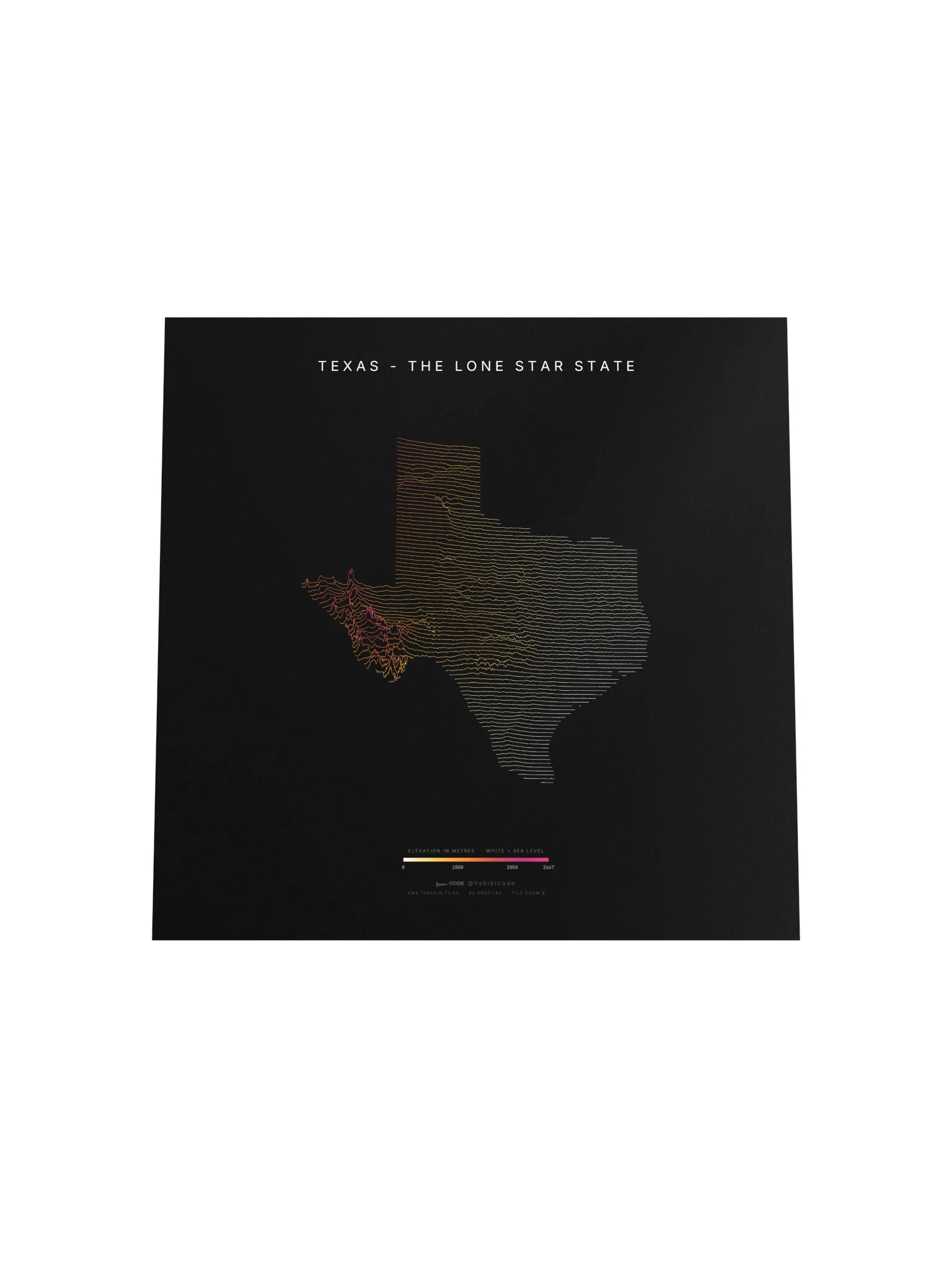 Ridgeline Poster - Texas product image (4)
